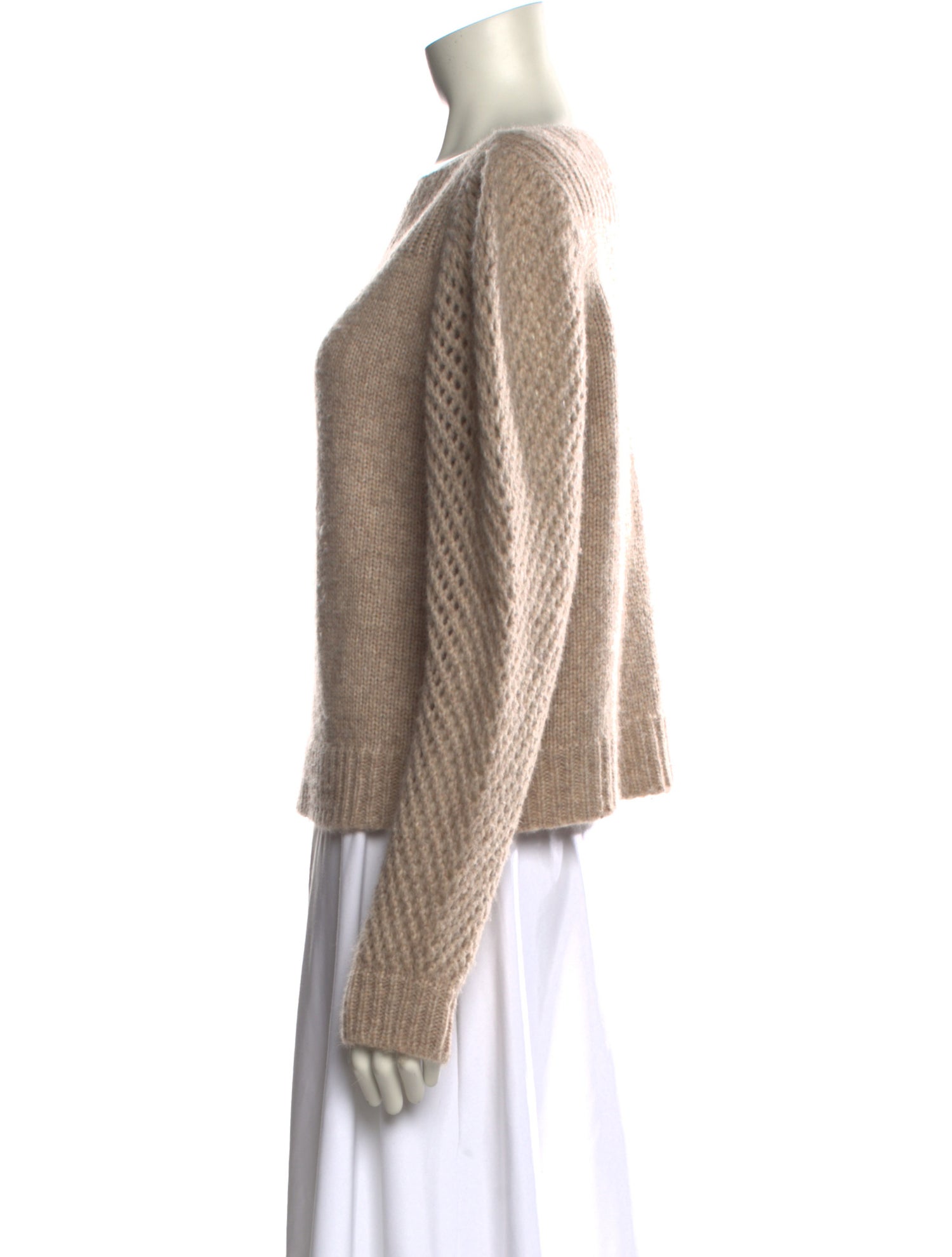 LoveShackFancy Alpaca Bateau Neckline Sweater