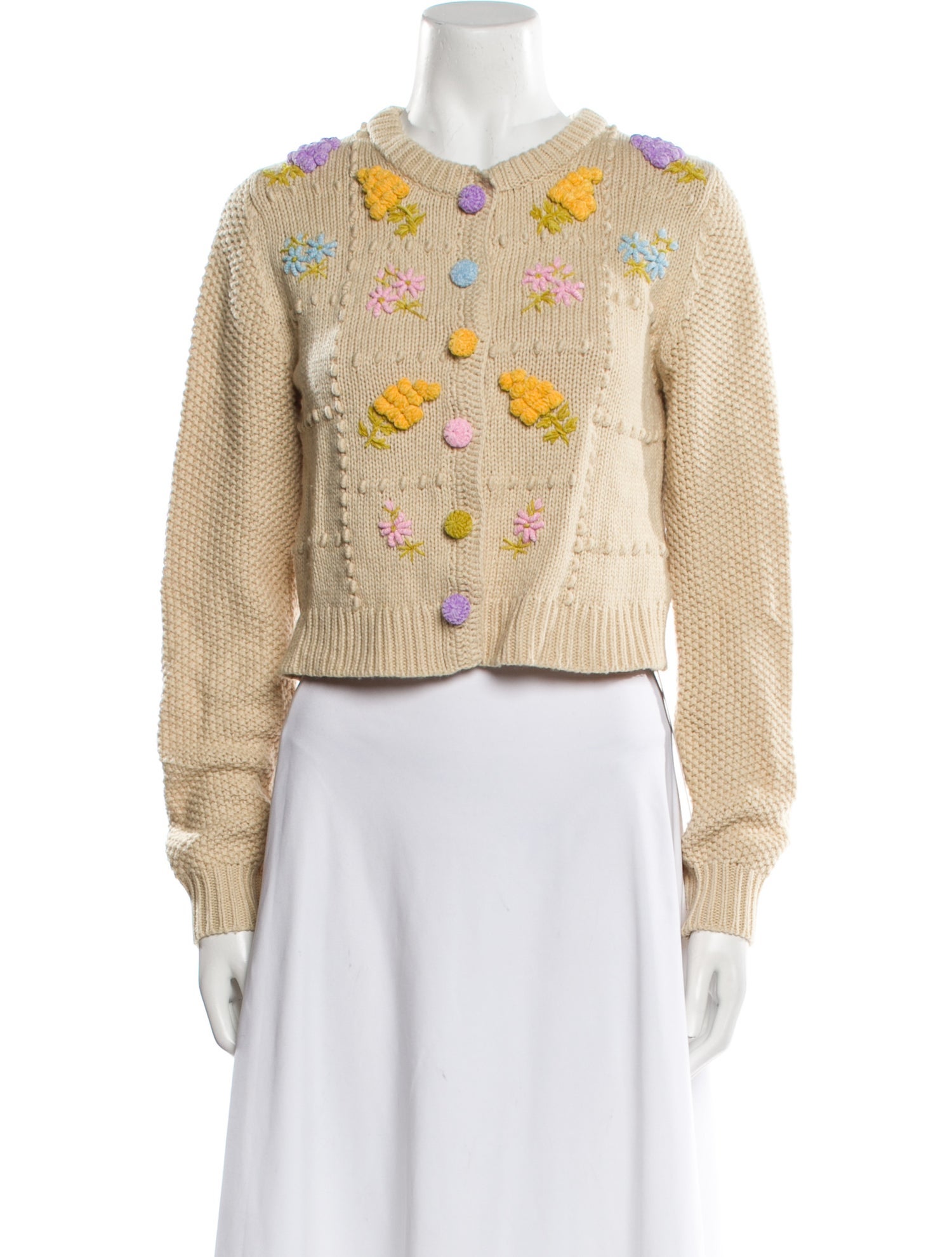 LoveShackFancy Crew Neck Sweater