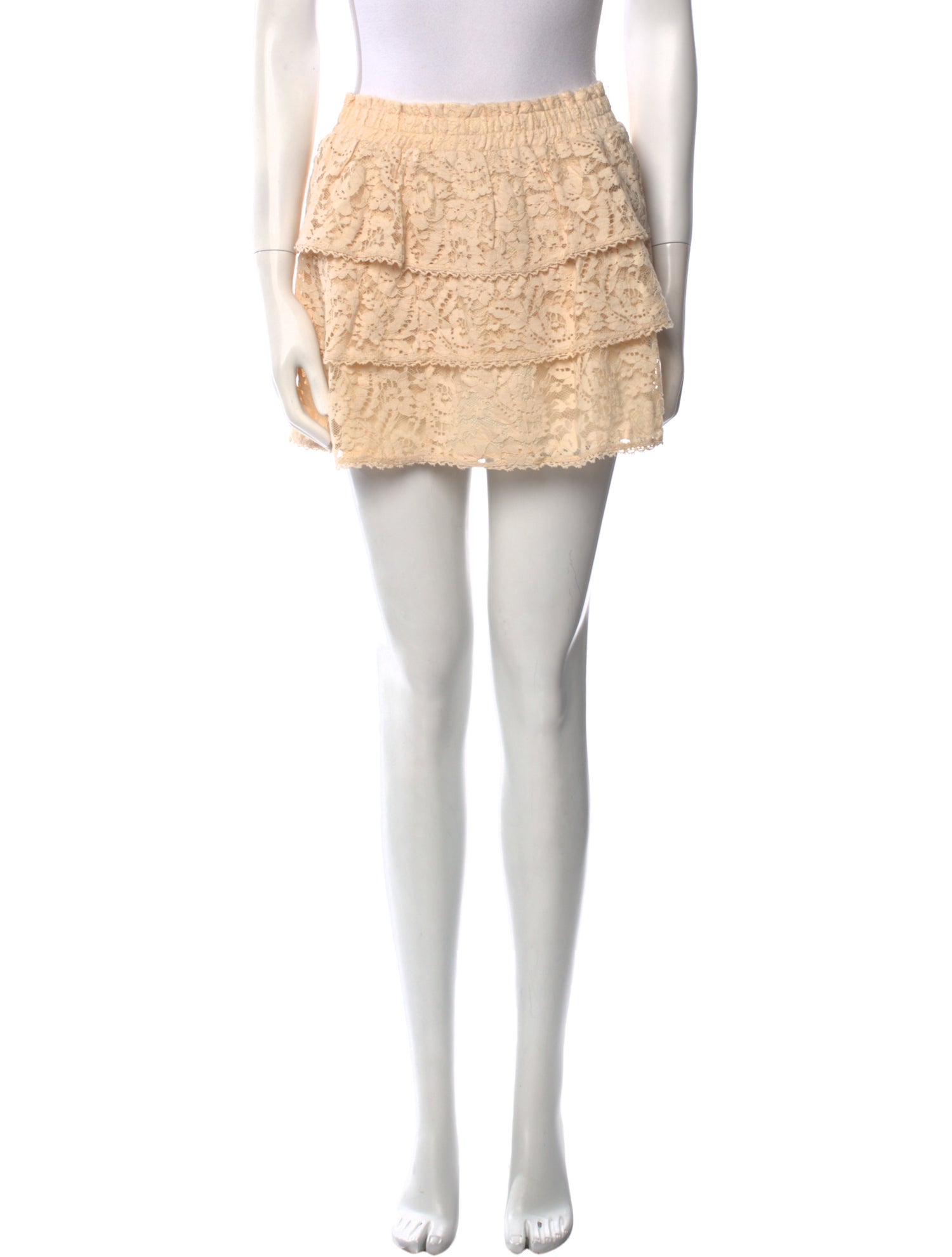 LoveShackFancy Lace Mini Skirt