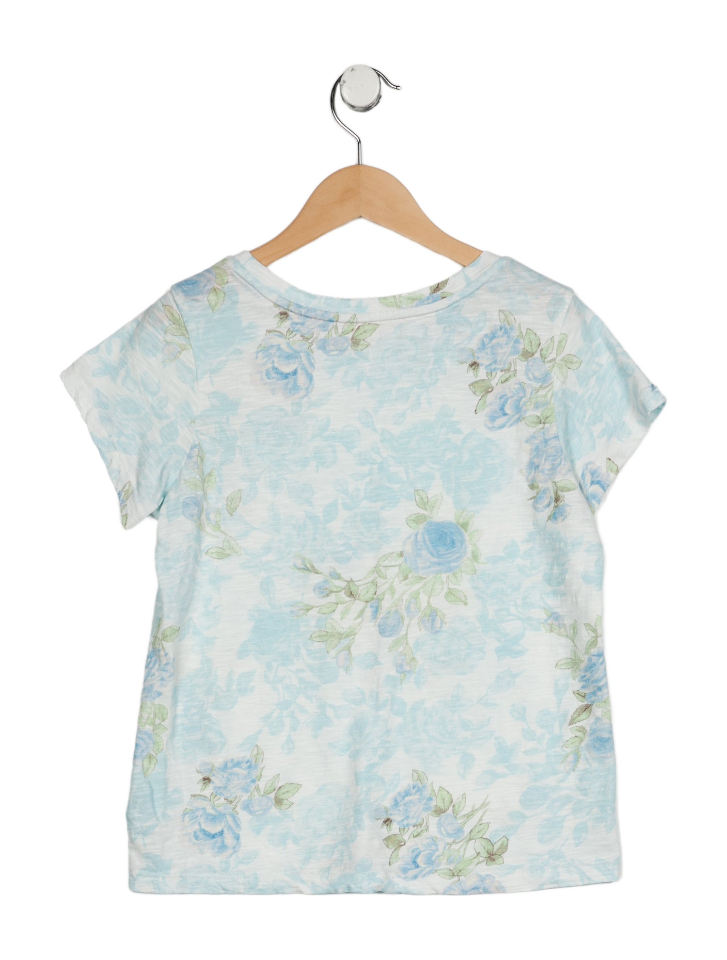 LoveShackFancy Girls' Print Short Sleeve Top