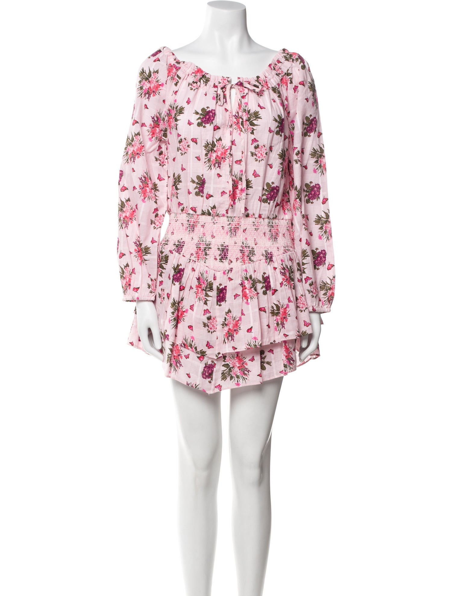LoveShackFancy Floral Print Mini Dress w/ Tags