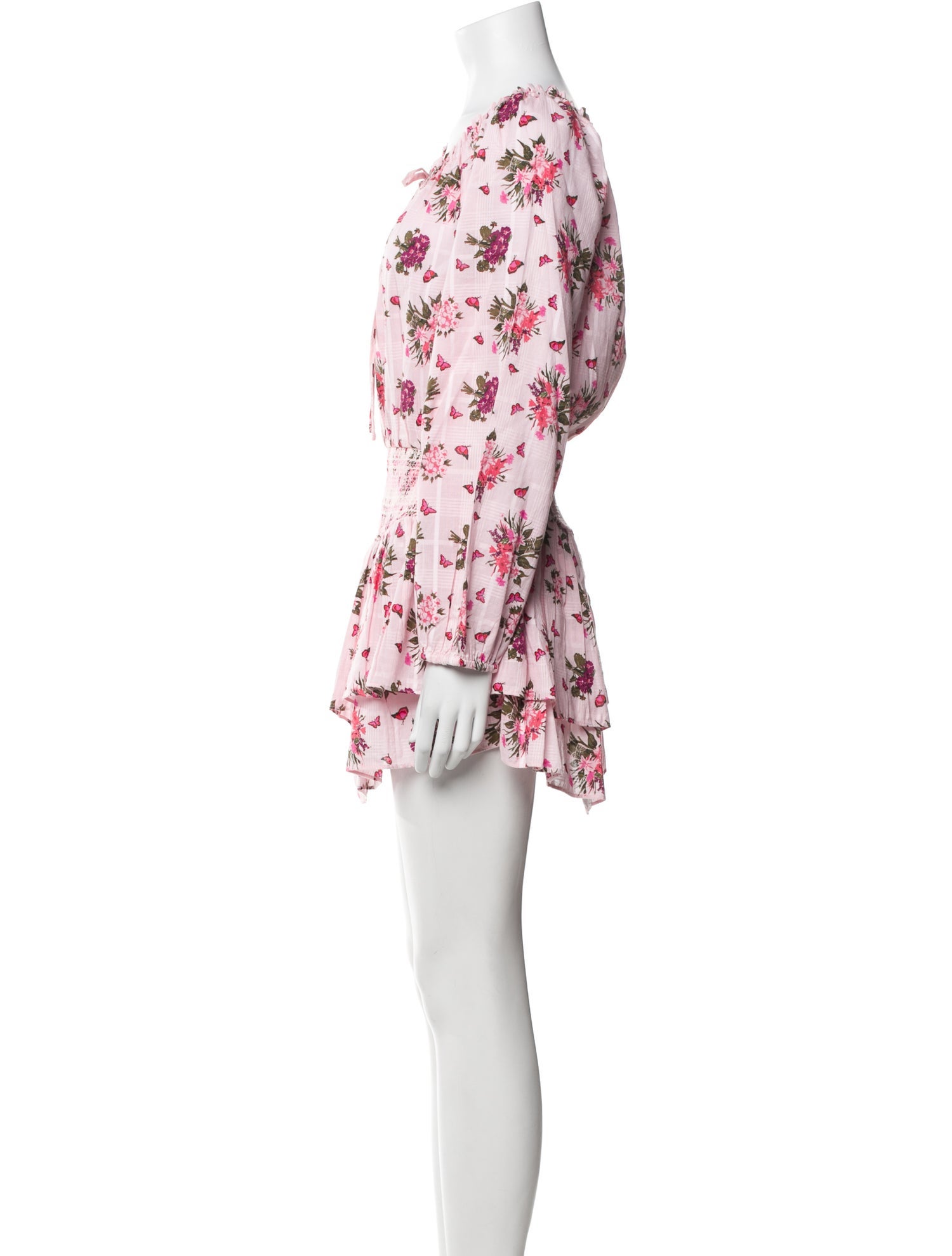 LoveShackFancy Floral Print Mini Dress w/ Tags