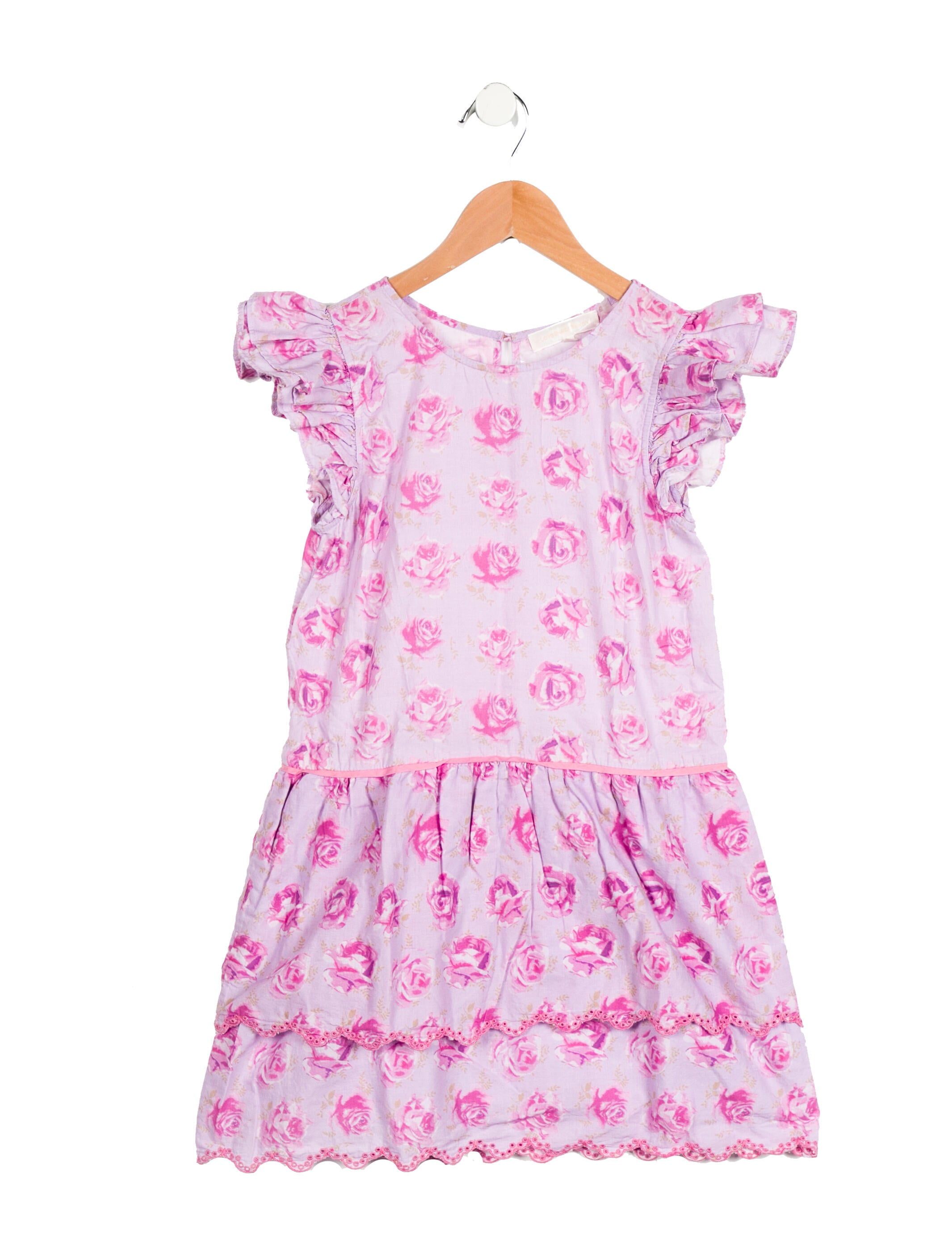 LoveShackFancy Short Sleeve Dress