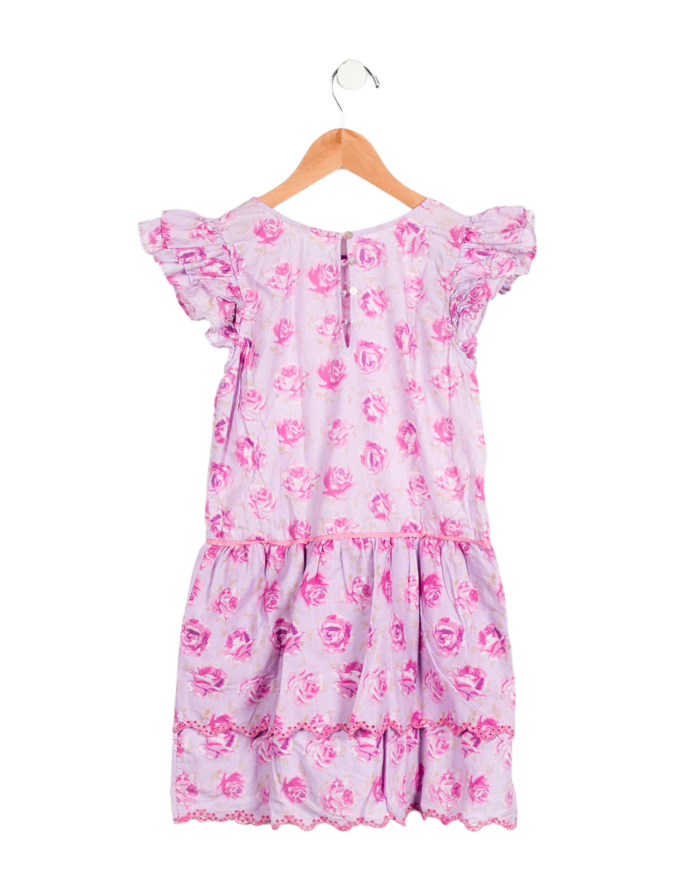 LoveShackFancy Short Sleeve Dress