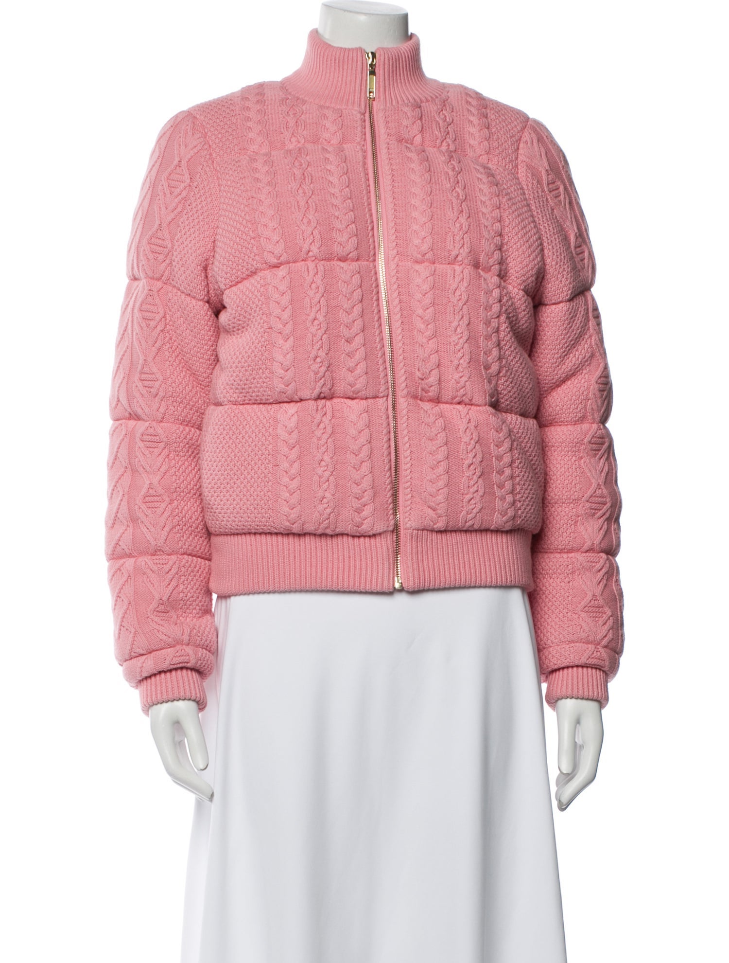 LoveShackFancy Tweed Pattern Faux Fur Jacket w/ Tags