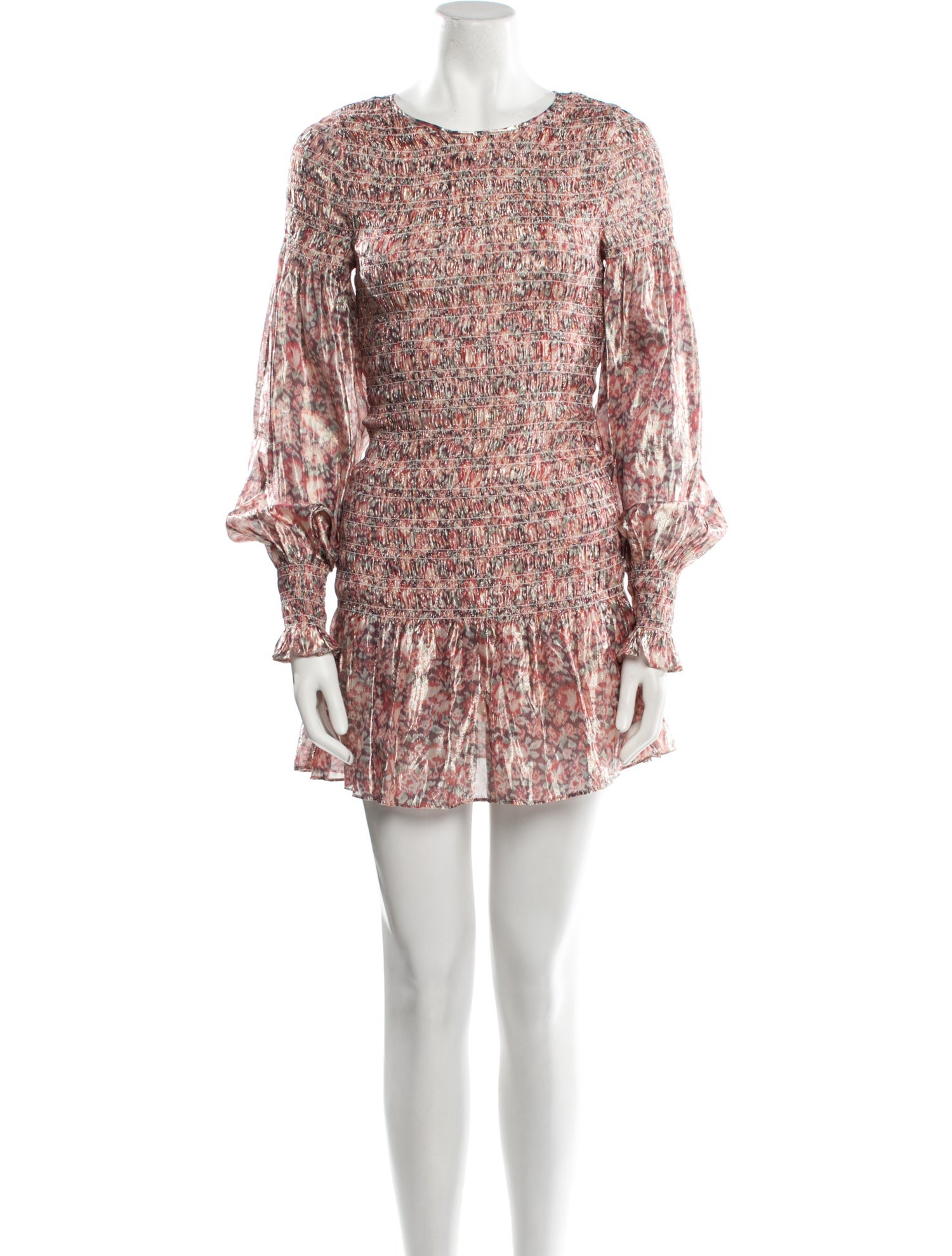 LoveShackFancy Silk Mini Dress