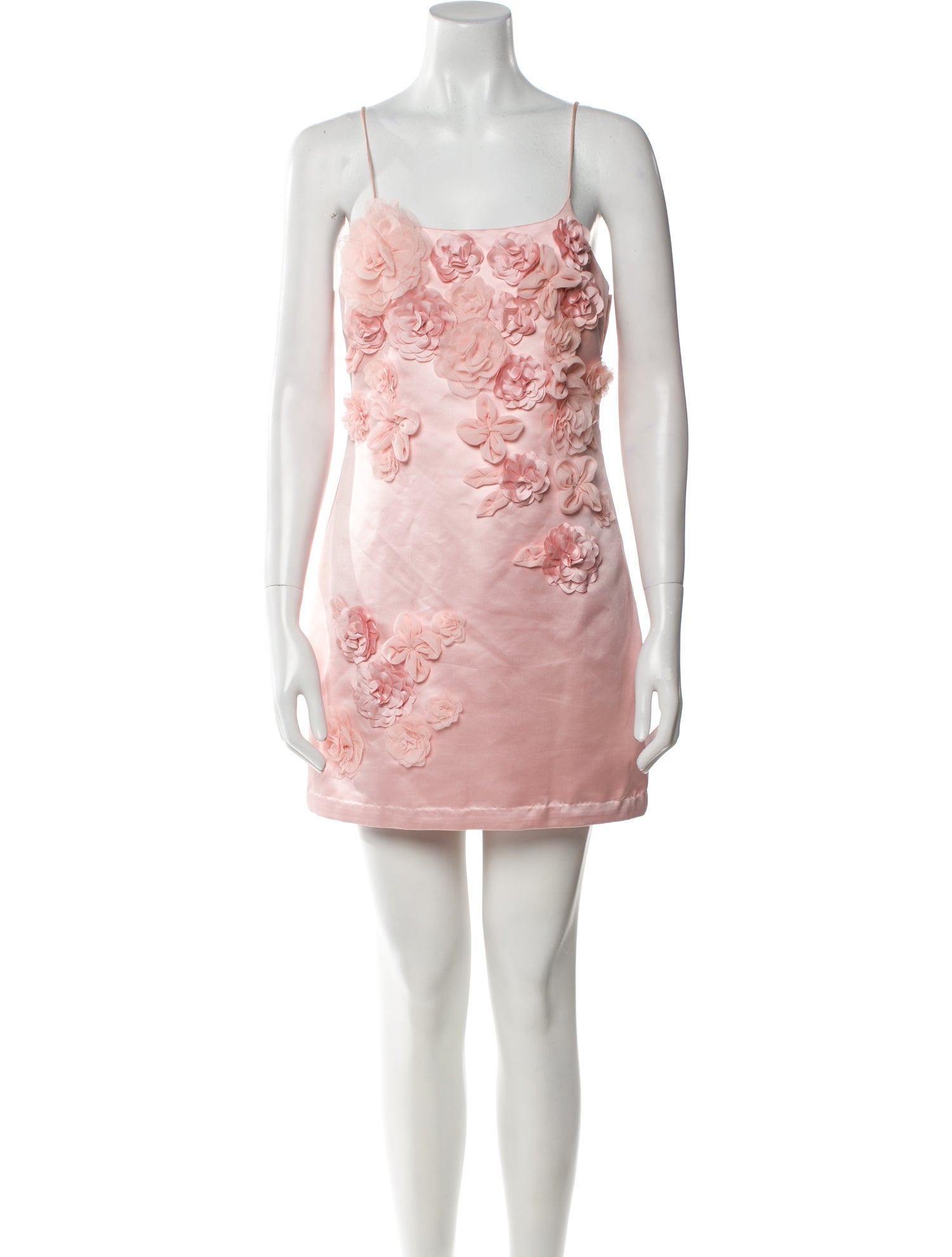 LoveShackFancy Square Neckline Mini Dress