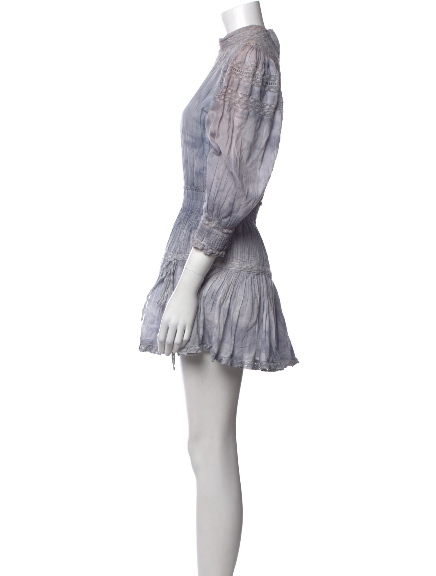 LoveShackFancy Striped Mini Dress