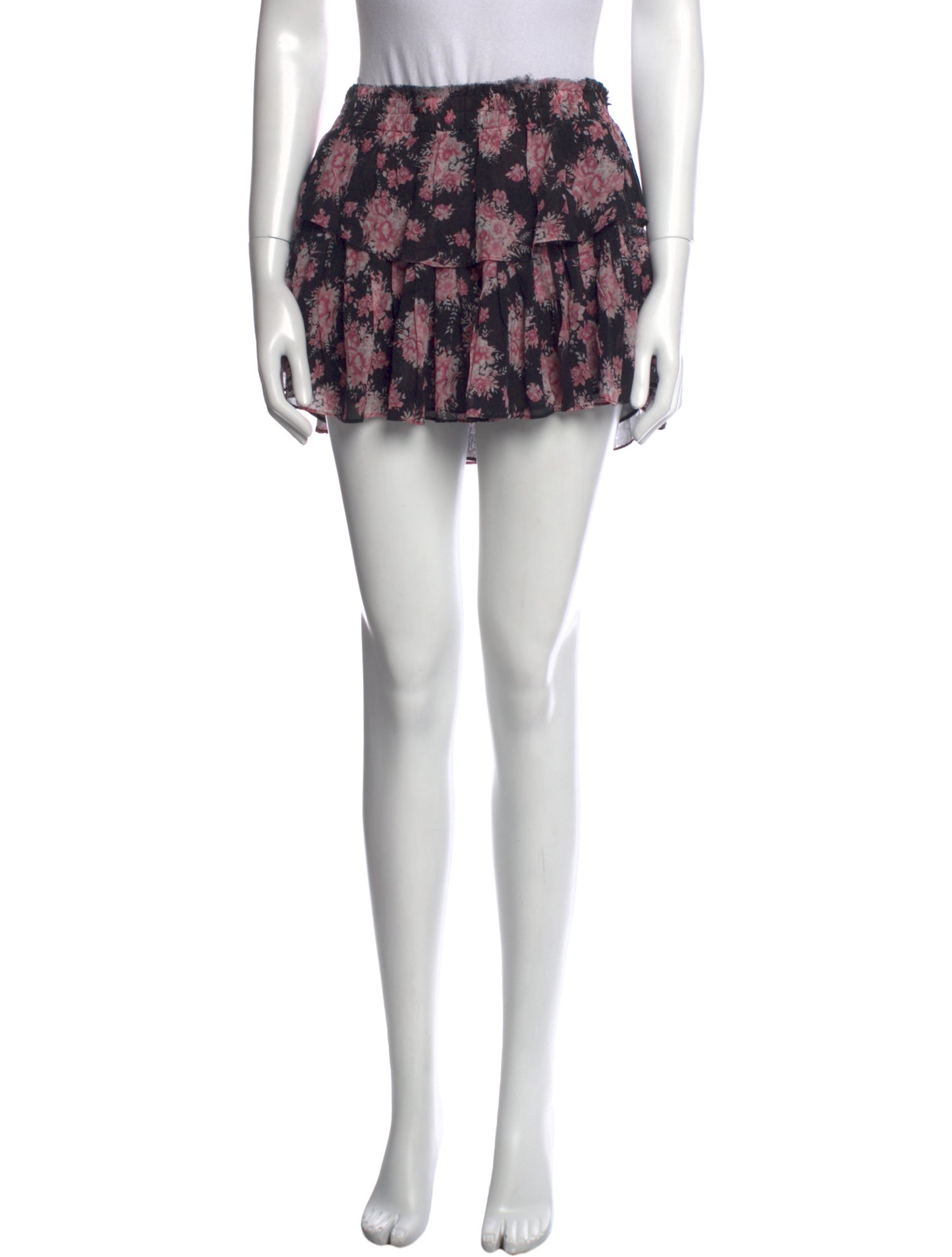 LoveShackFancy Silk Mini Skirt