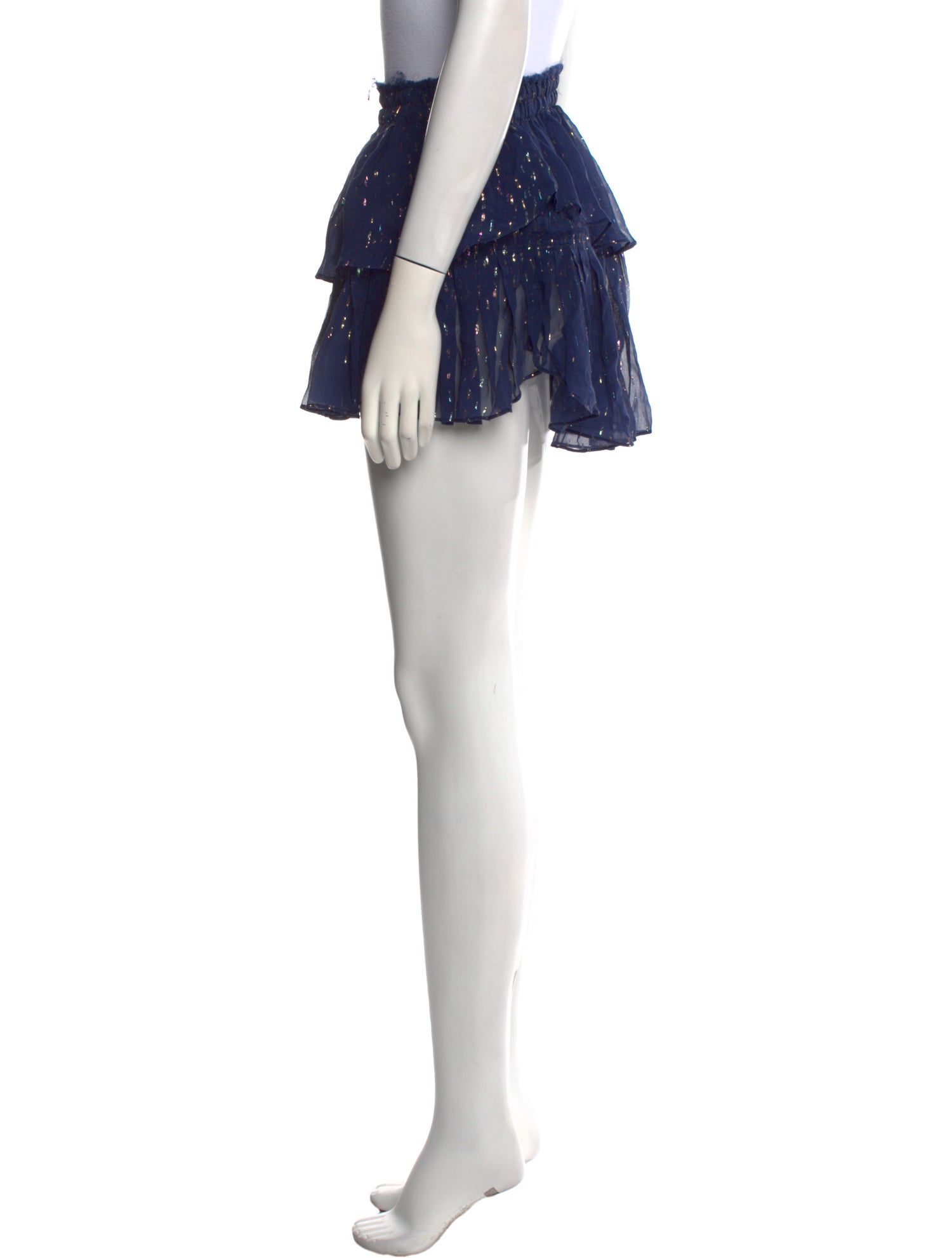 LoveShackFancy Silk Mini Skirt