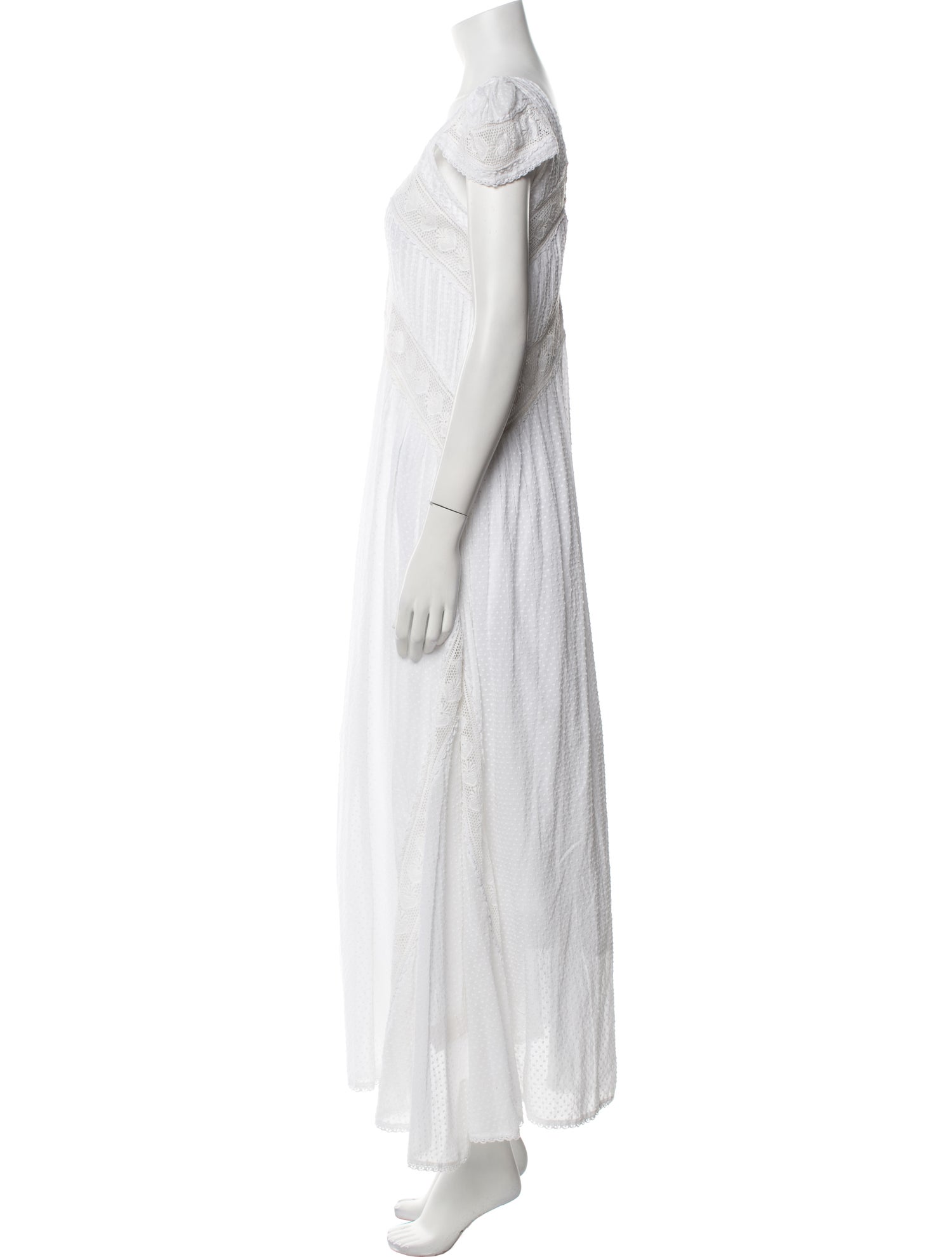 LoveShackFancy V-Neck Long Dress w/ Tags