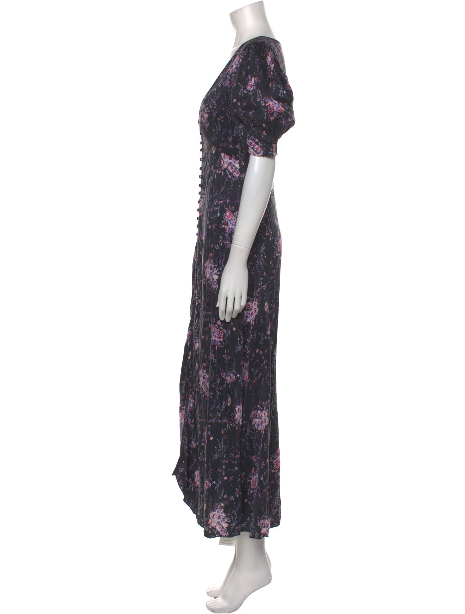 LoveShackFancy Silk Long Dress