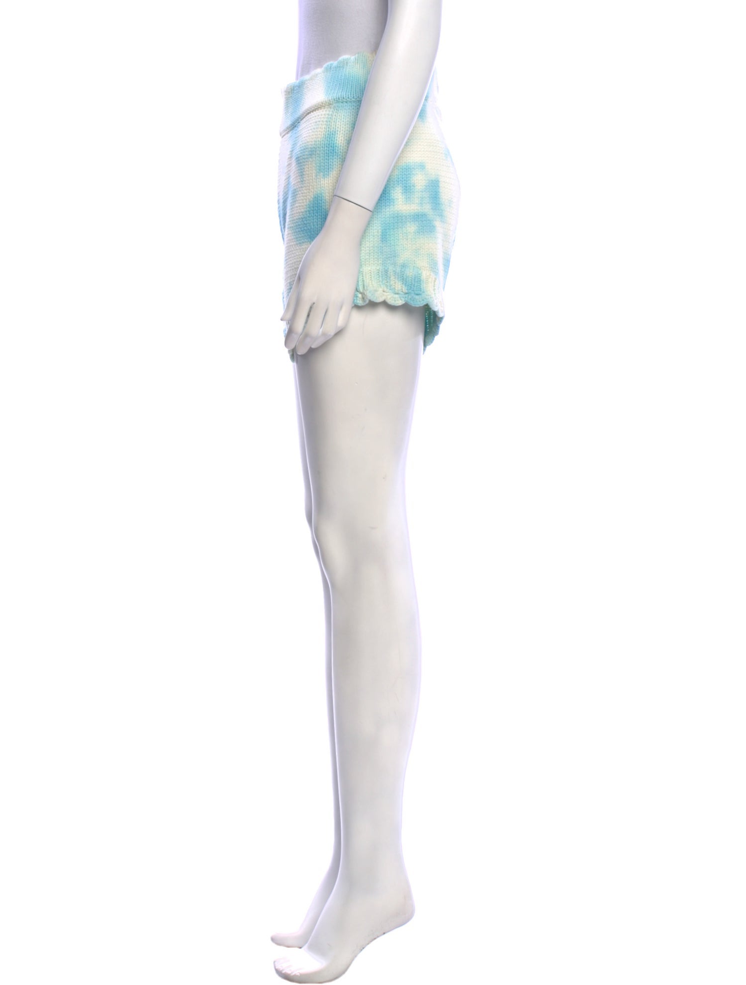 LoveShackFancy Tie-Dye Print Mini Shorts