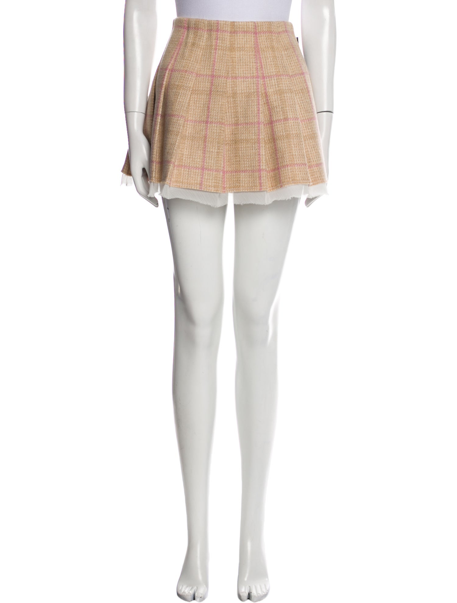 LoveShackFancy Virgin Wool Mini Skirt