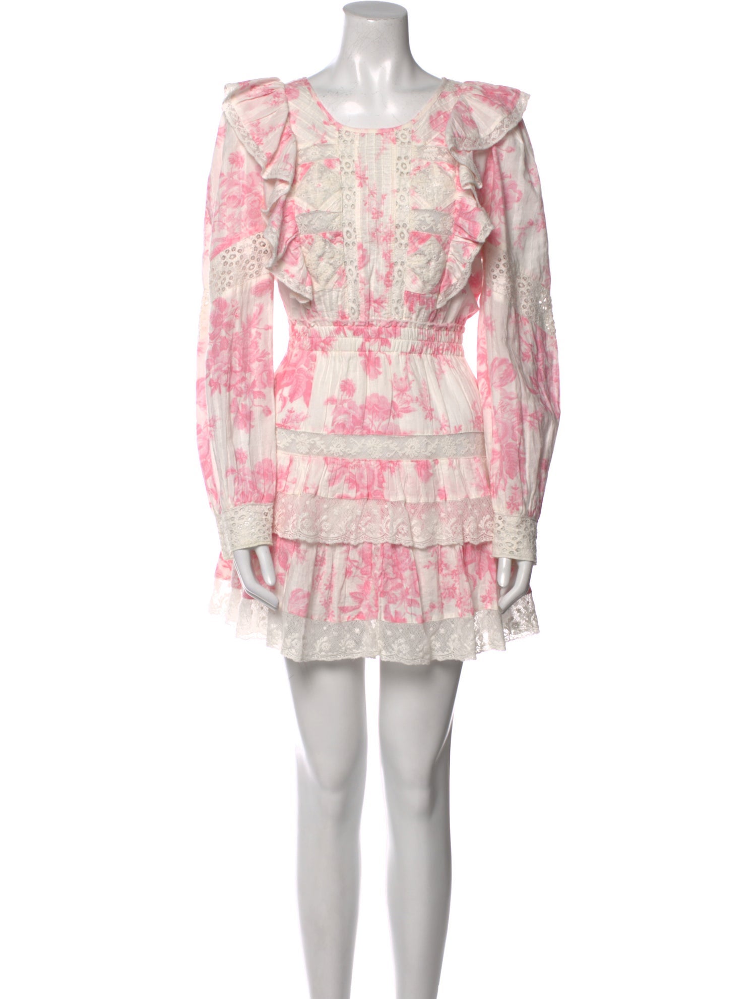 LoveShackFancy Printed Mini Dress