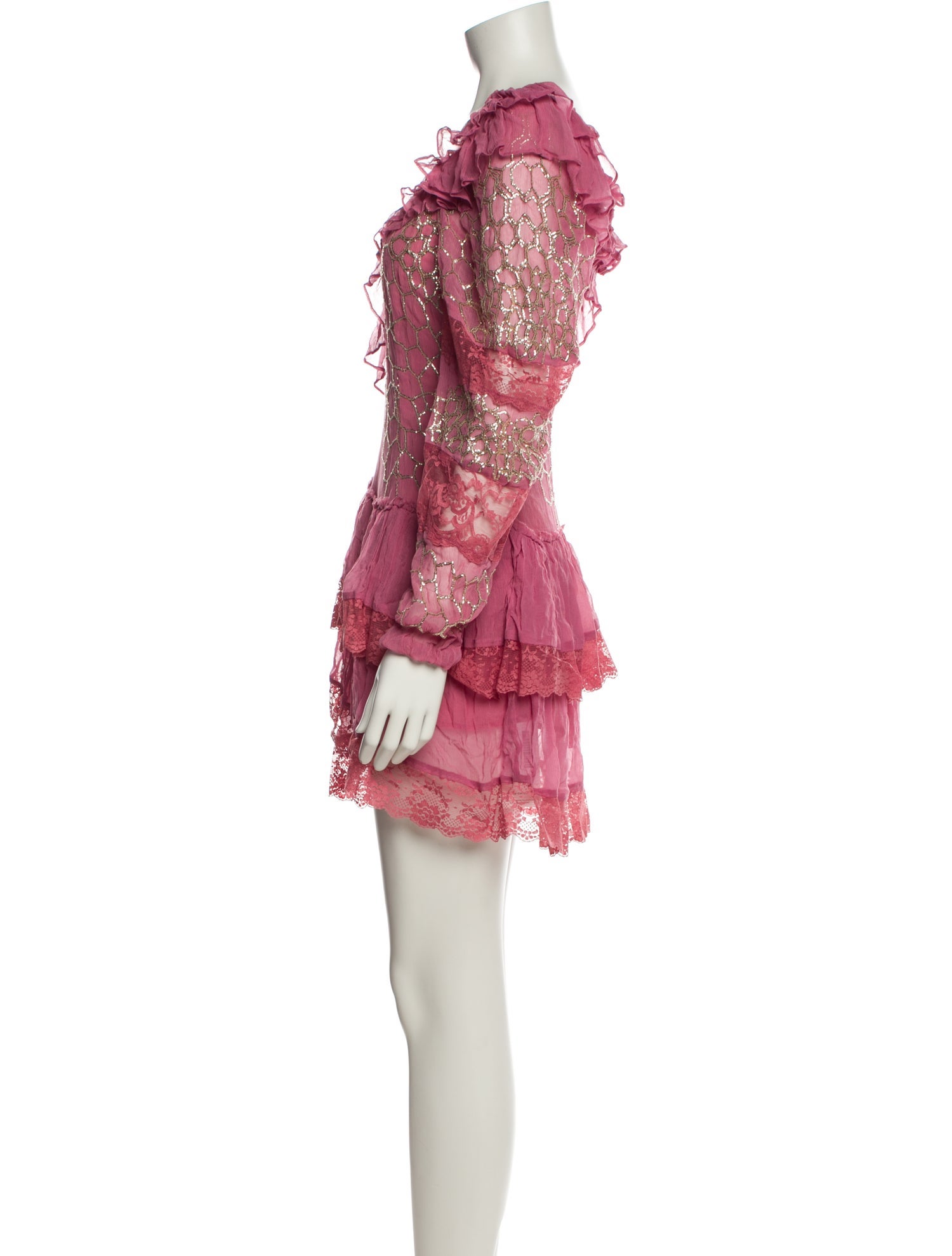 LoveShackFancy Lace Pattern Mini Dress w/ Tags