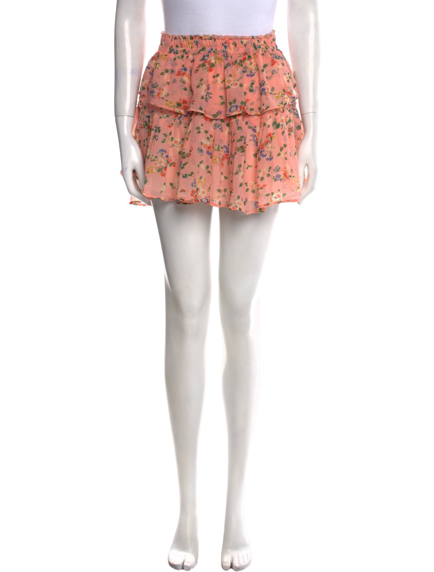 LoveShackFancy Silk Mini Skirt w/ Tags