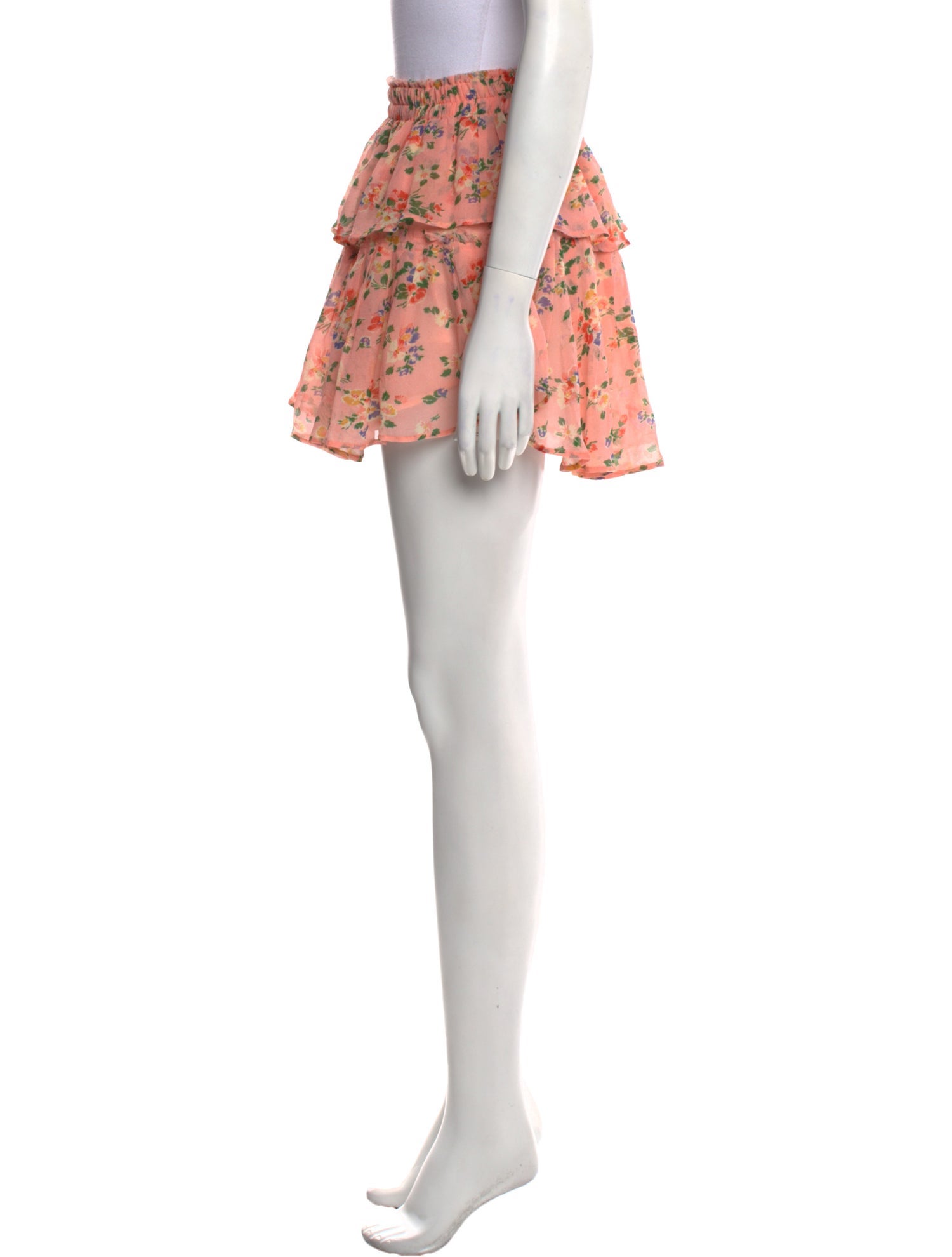 LoveShackFancy Silk Mini Skirt w/ Tags