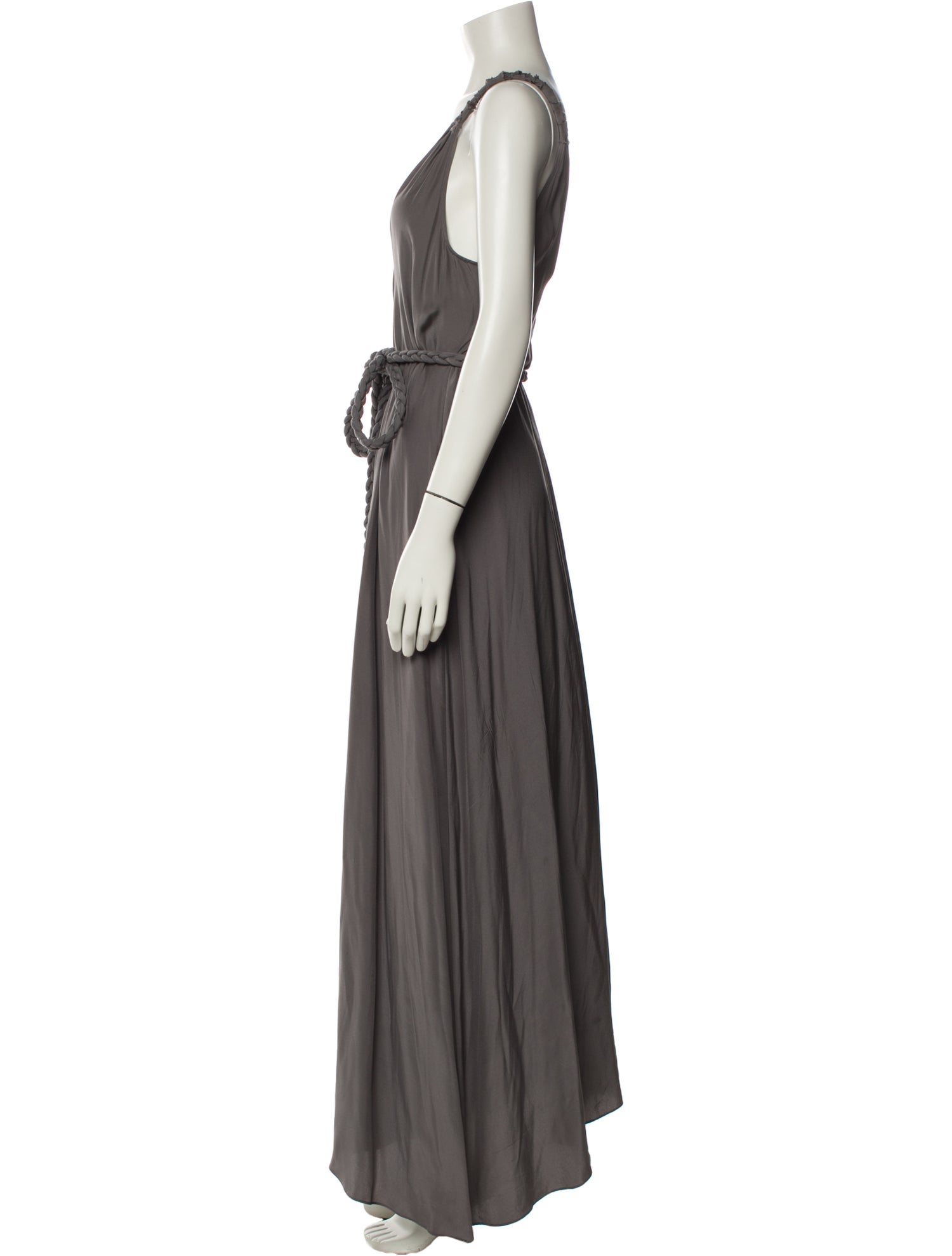 LoveShackFancy V-Neck Long Dress
