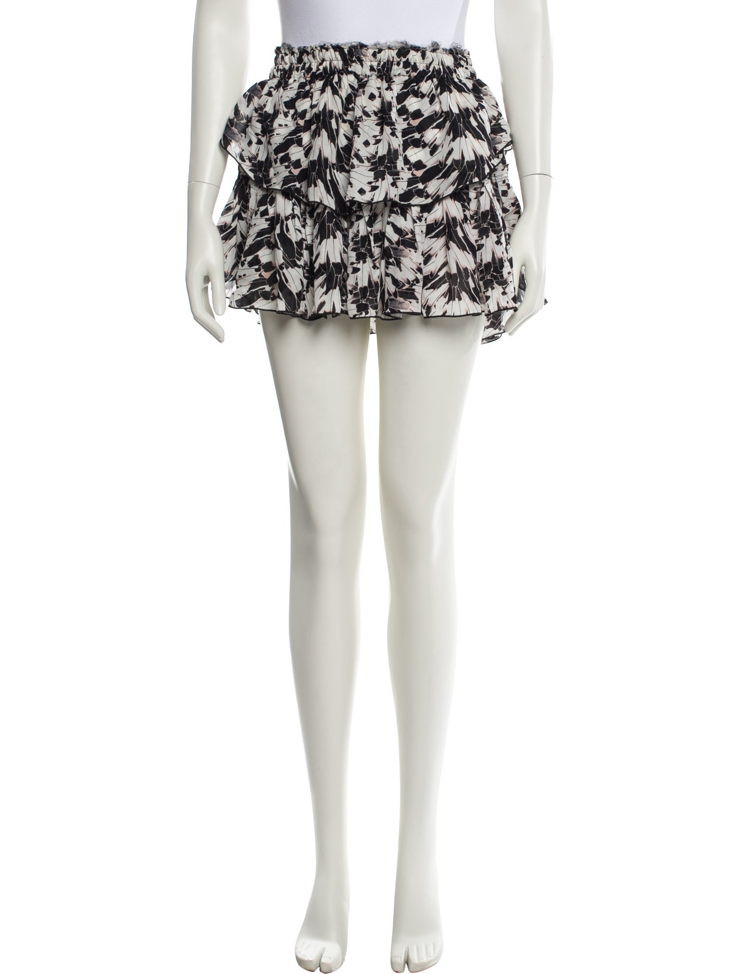 LoveShackFancy Silk Mini Skirt