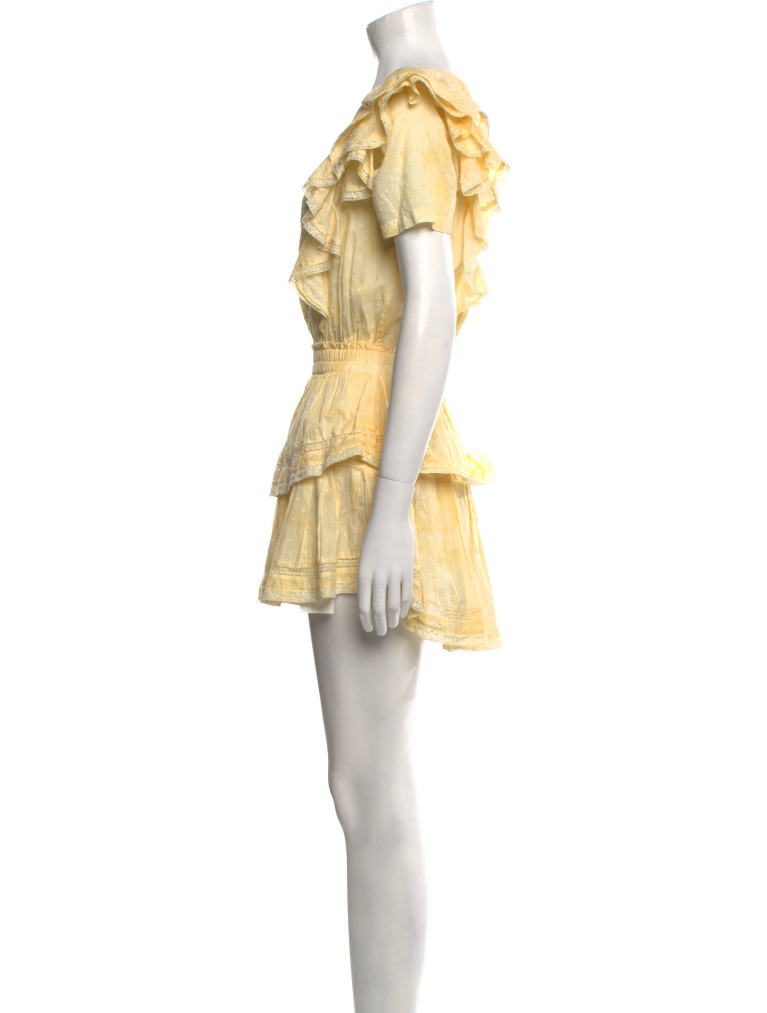 LoveShackFancy Scoop Neck Mini Dress w/ Tags