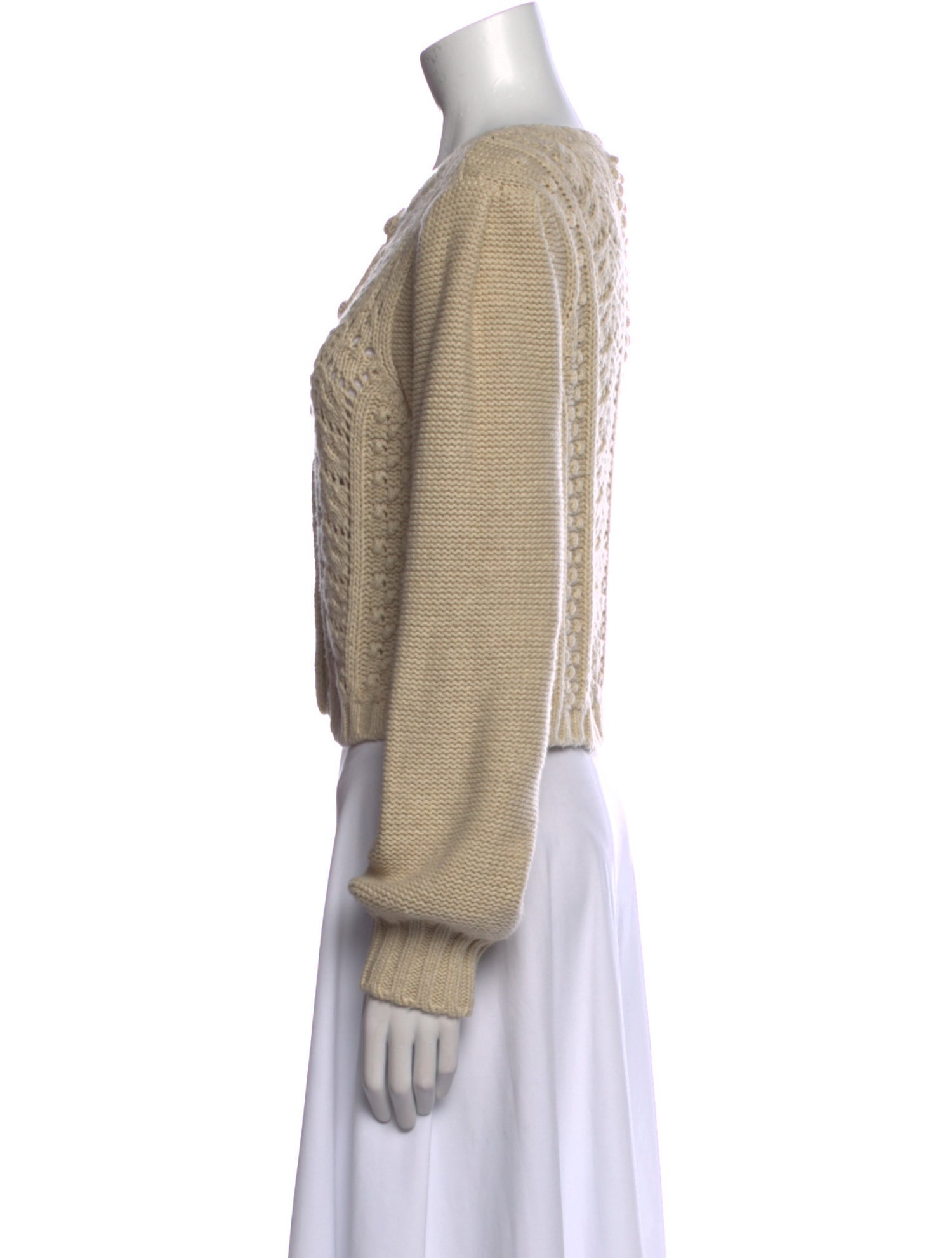 LoveShackFancy Nylon Scoop Neck Sweater