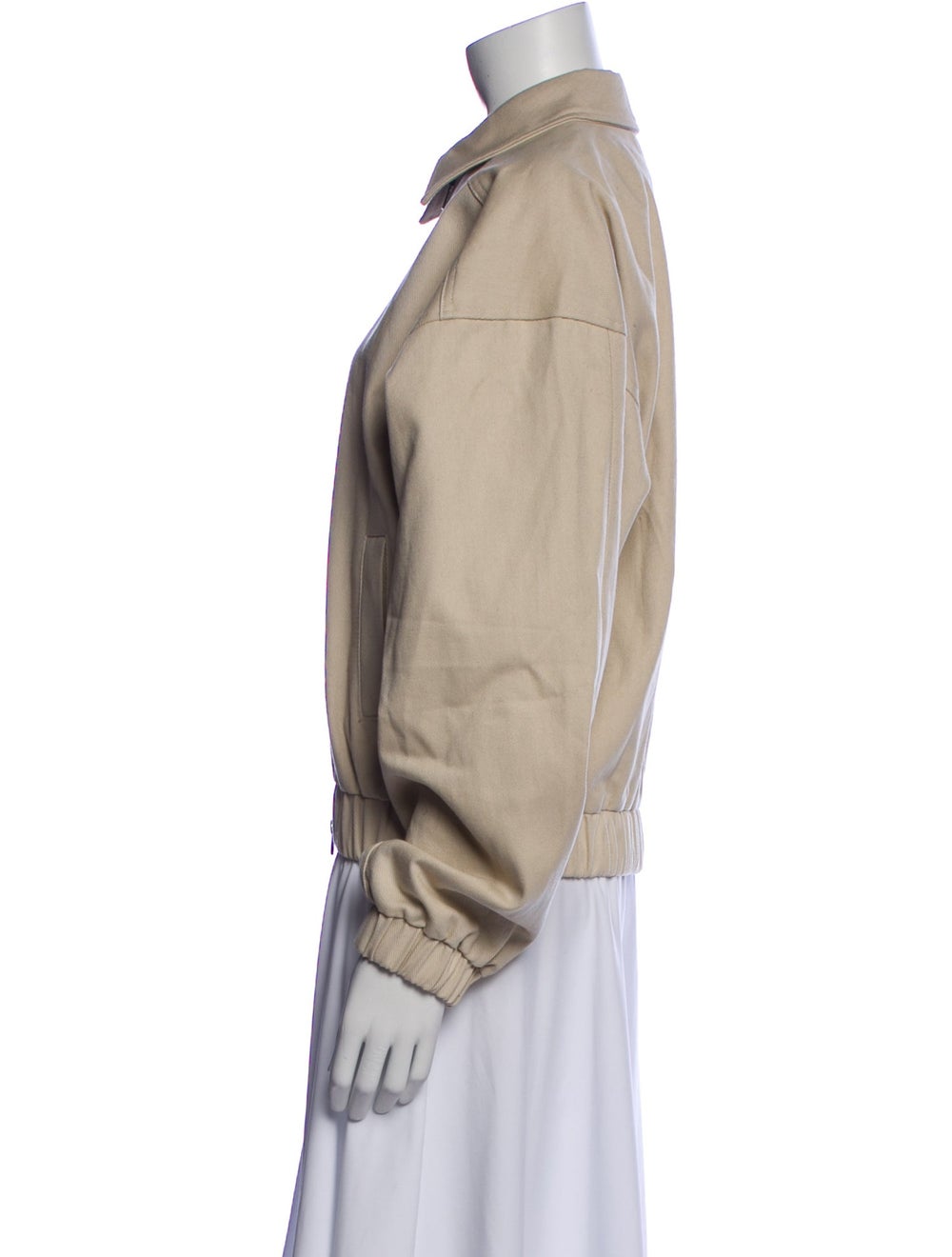 LoveShackFancy Jacket Neutrals Pointed Collar - image 2