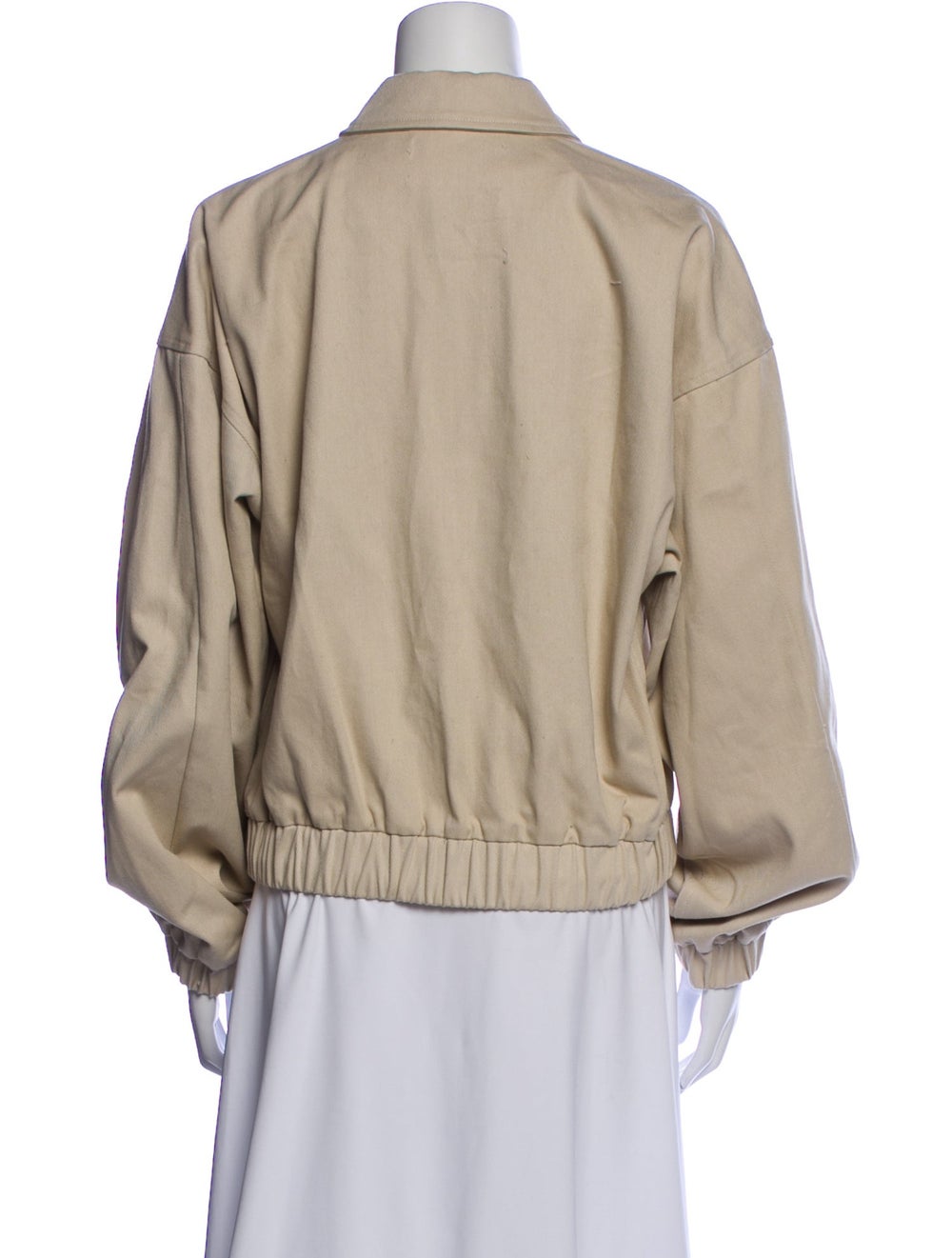 LoveShackFancy Jacket Neutrals Pointed Collar - image 3
