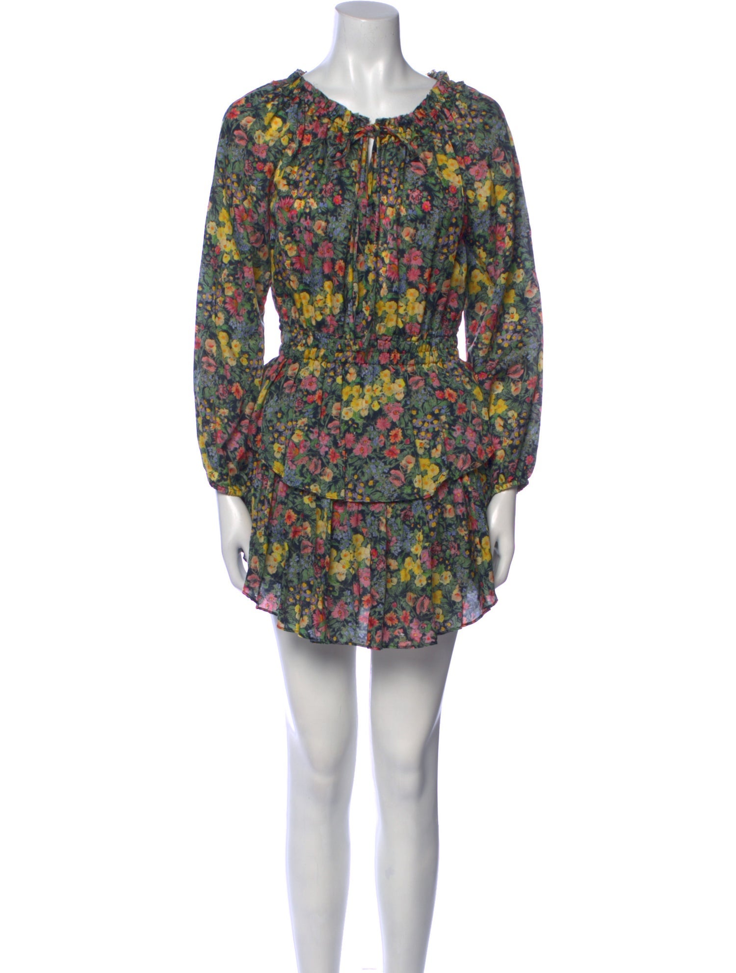 LoveShackFancy Floral Print Mini Dress w/ Tags