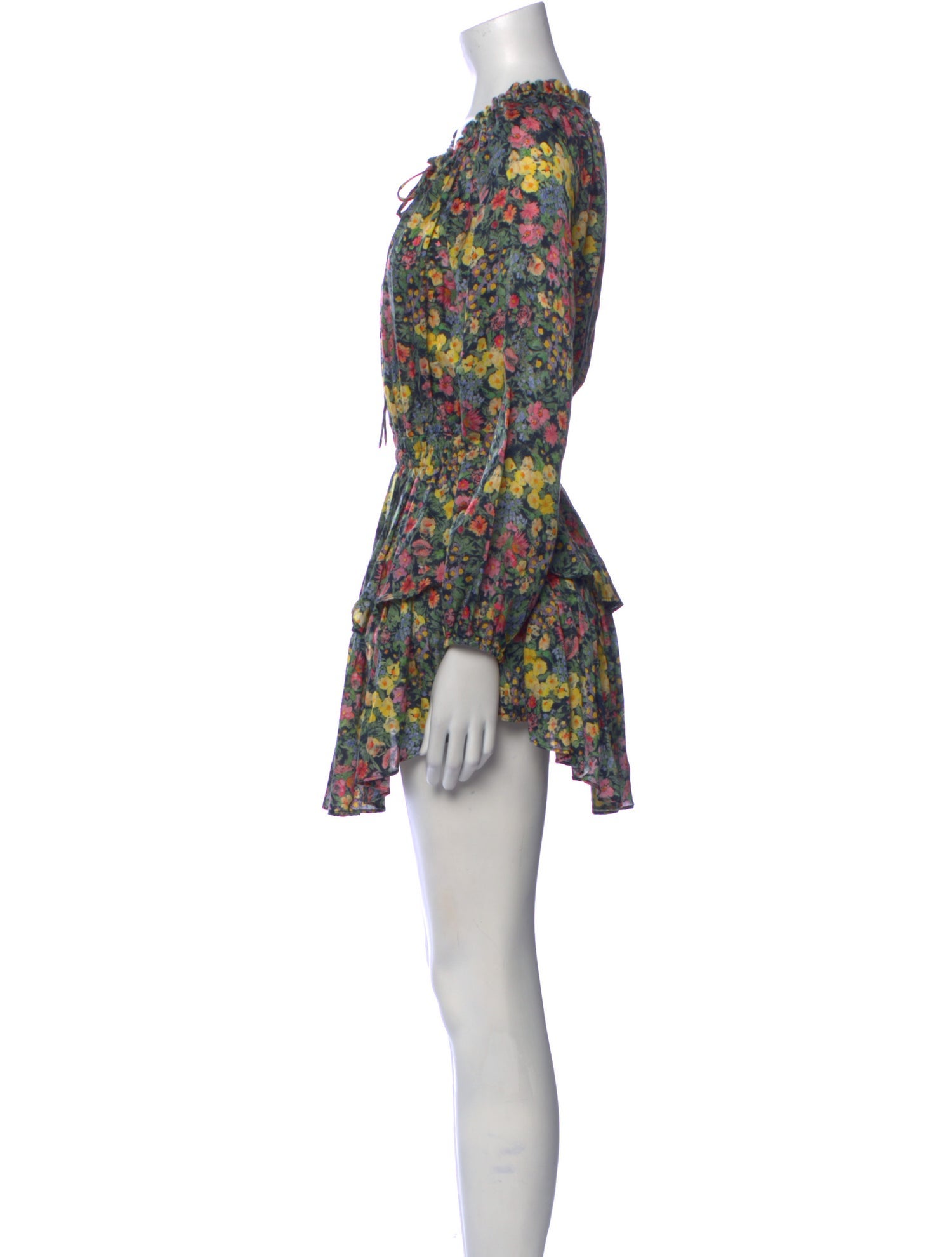 LoveShackFancy Floral Print Mini Dress w/ Tags