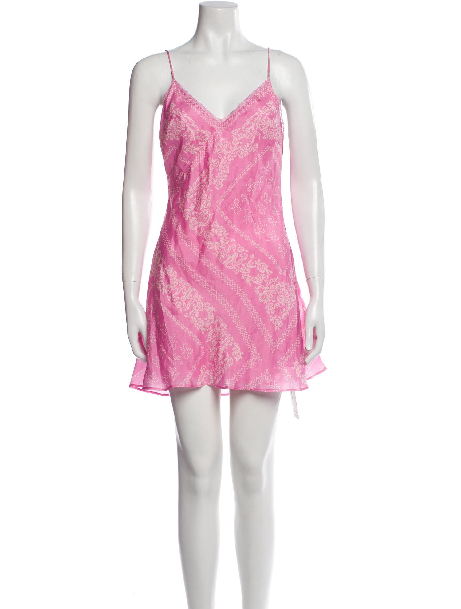 LoveShackFancy Silk Mini Dress