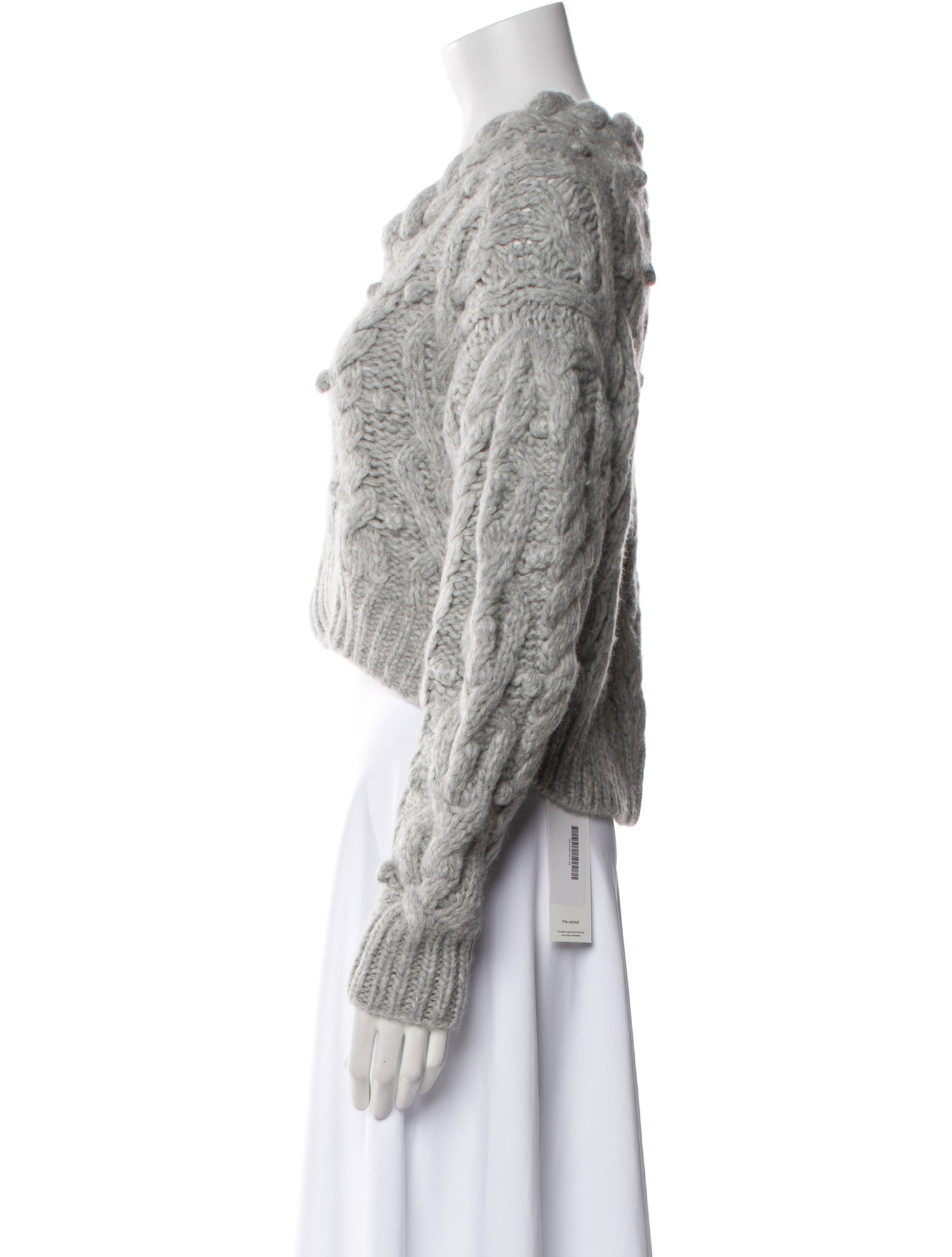 LoveShackFancy Baby Alpaca Patterned Sweater w/ Tags