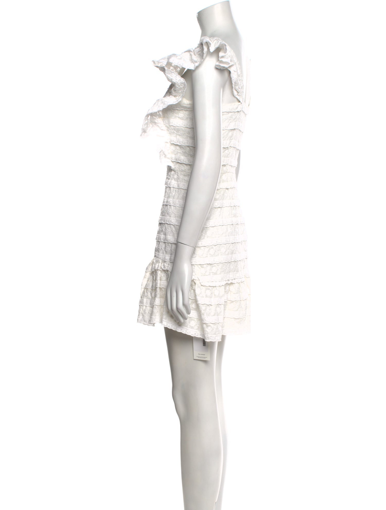 LoveShackFancy Lace Pattern Mini Dress