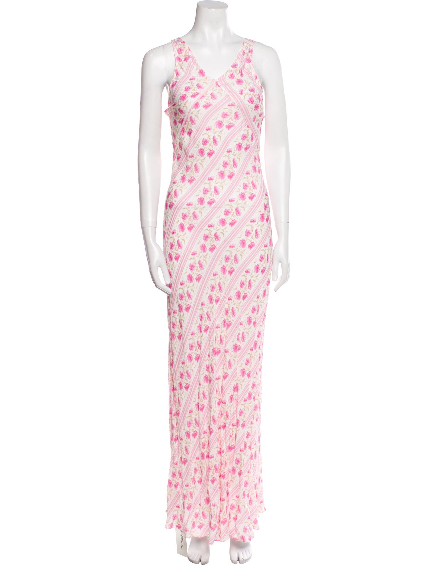 LoveShackFancy Floral Print Long Dress