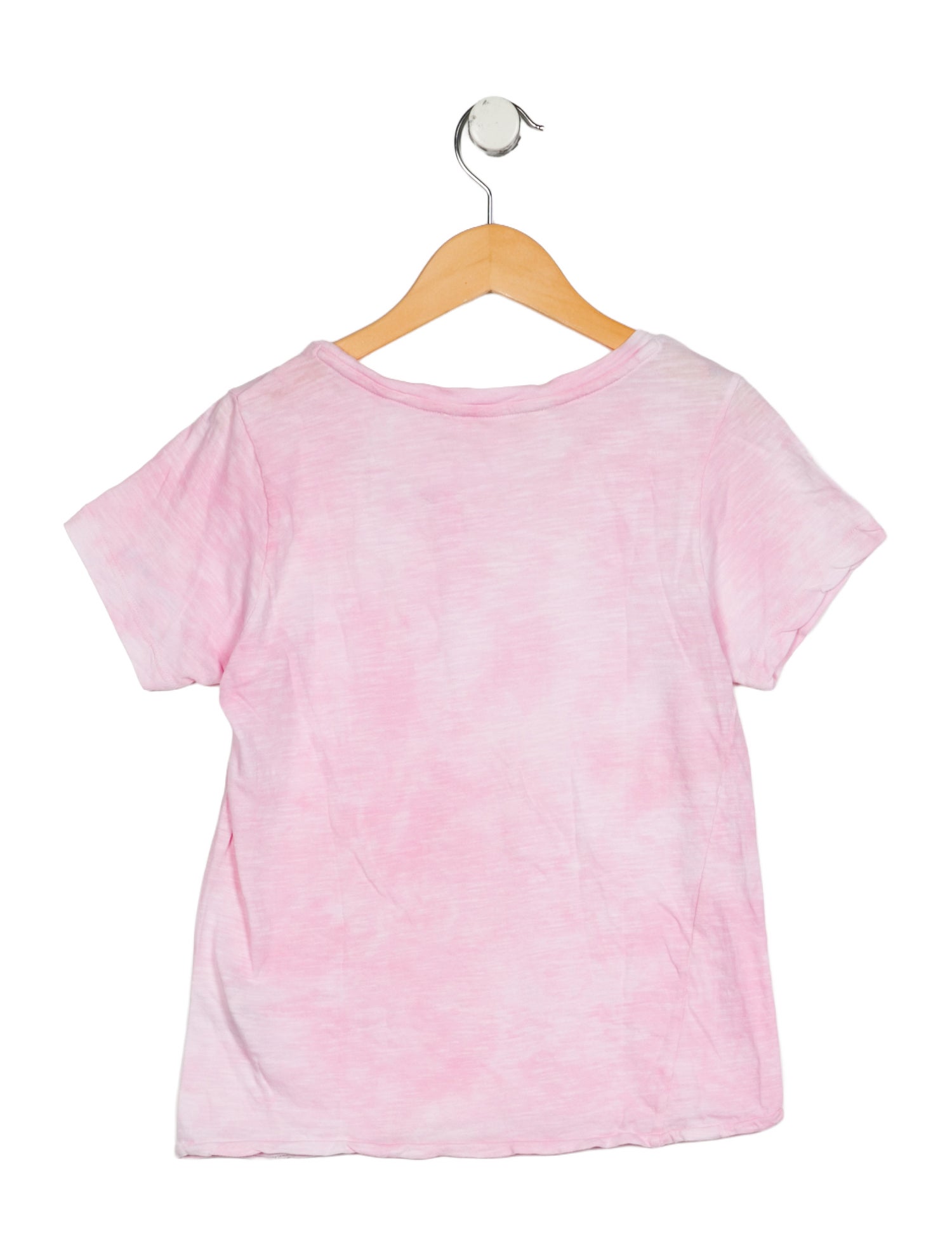 LoveShackFancy Girls' Embroidered Short Sleeve Top