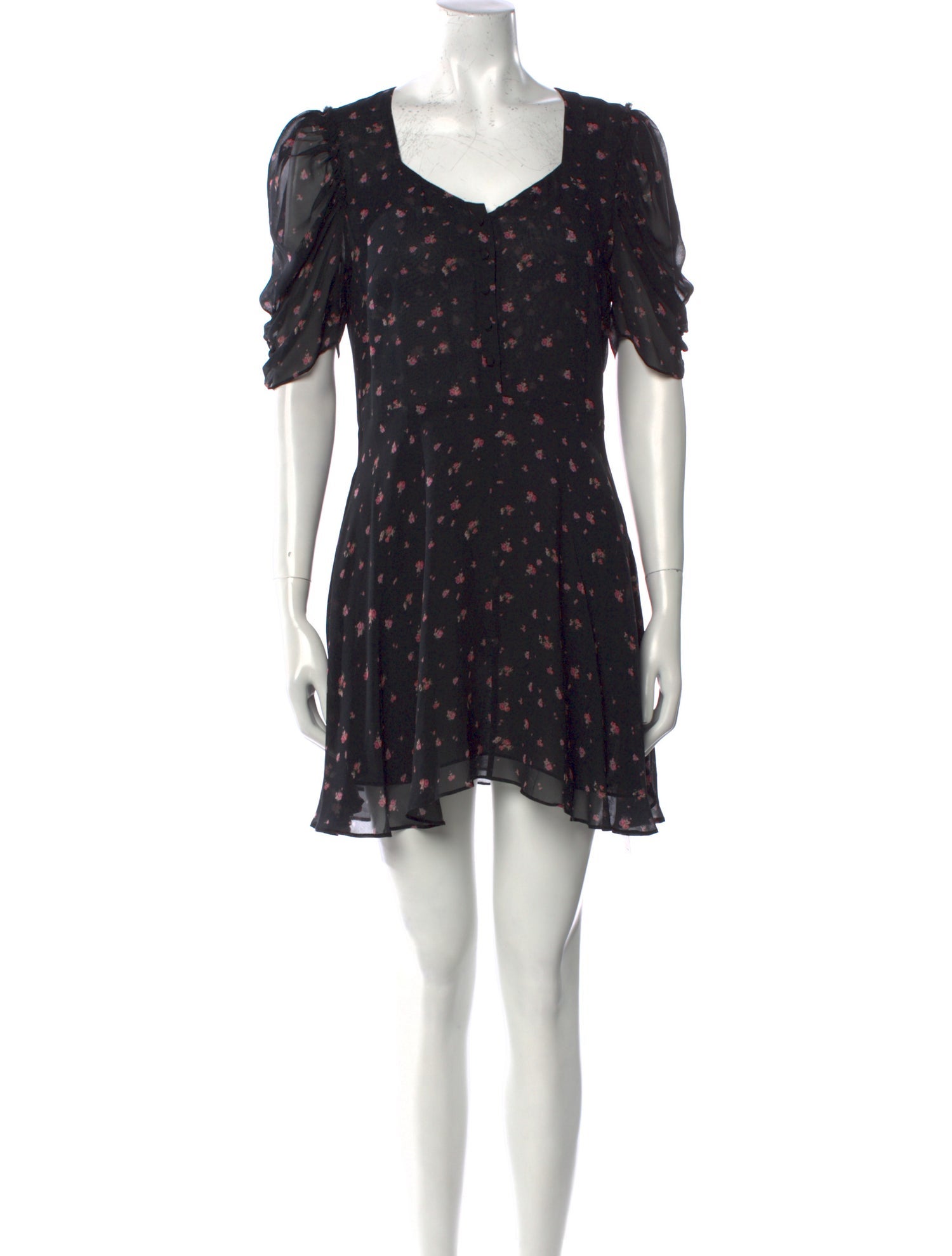 LoveShackFancy Silk Mini Dress