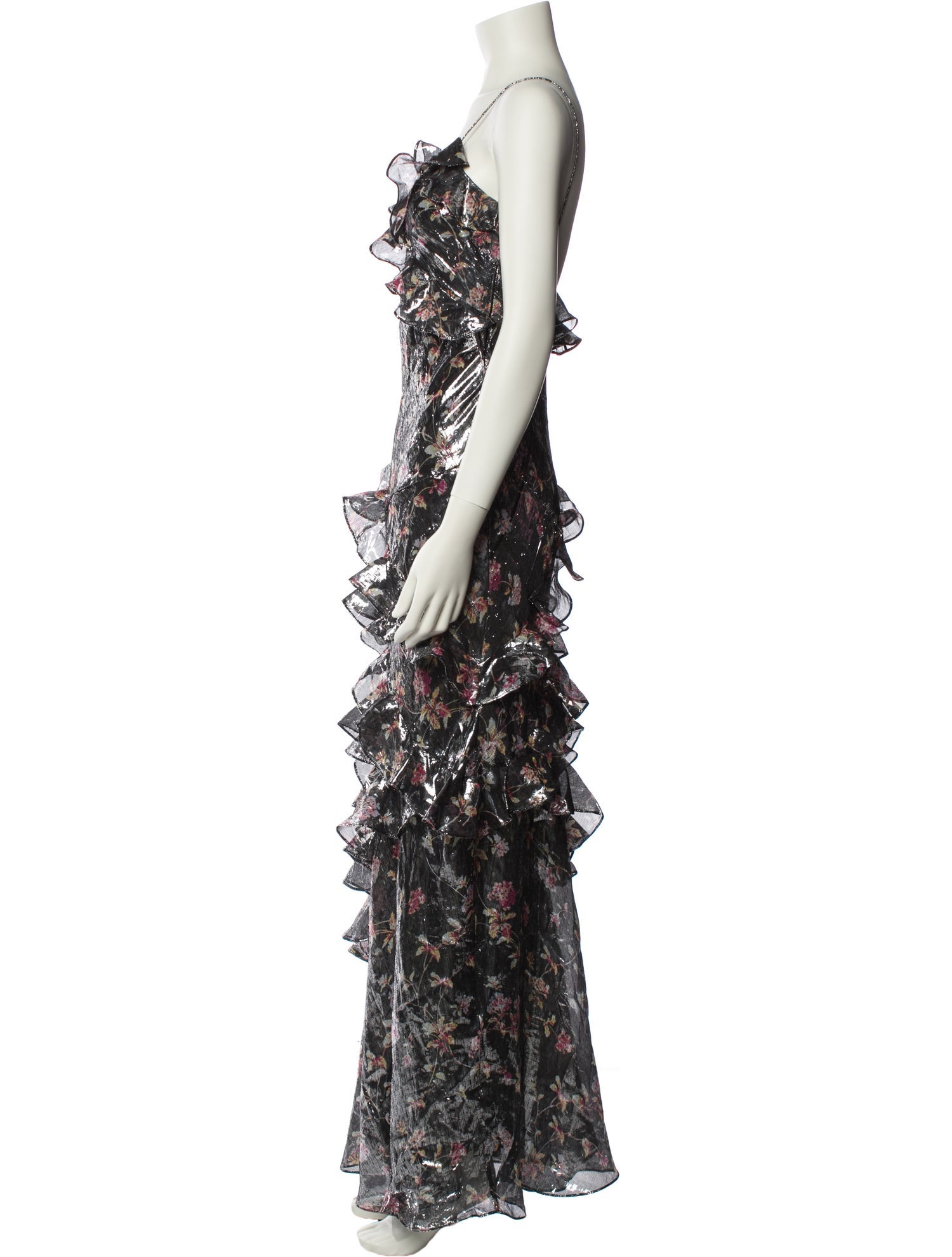 LoveShackFancy Silk Long Dress