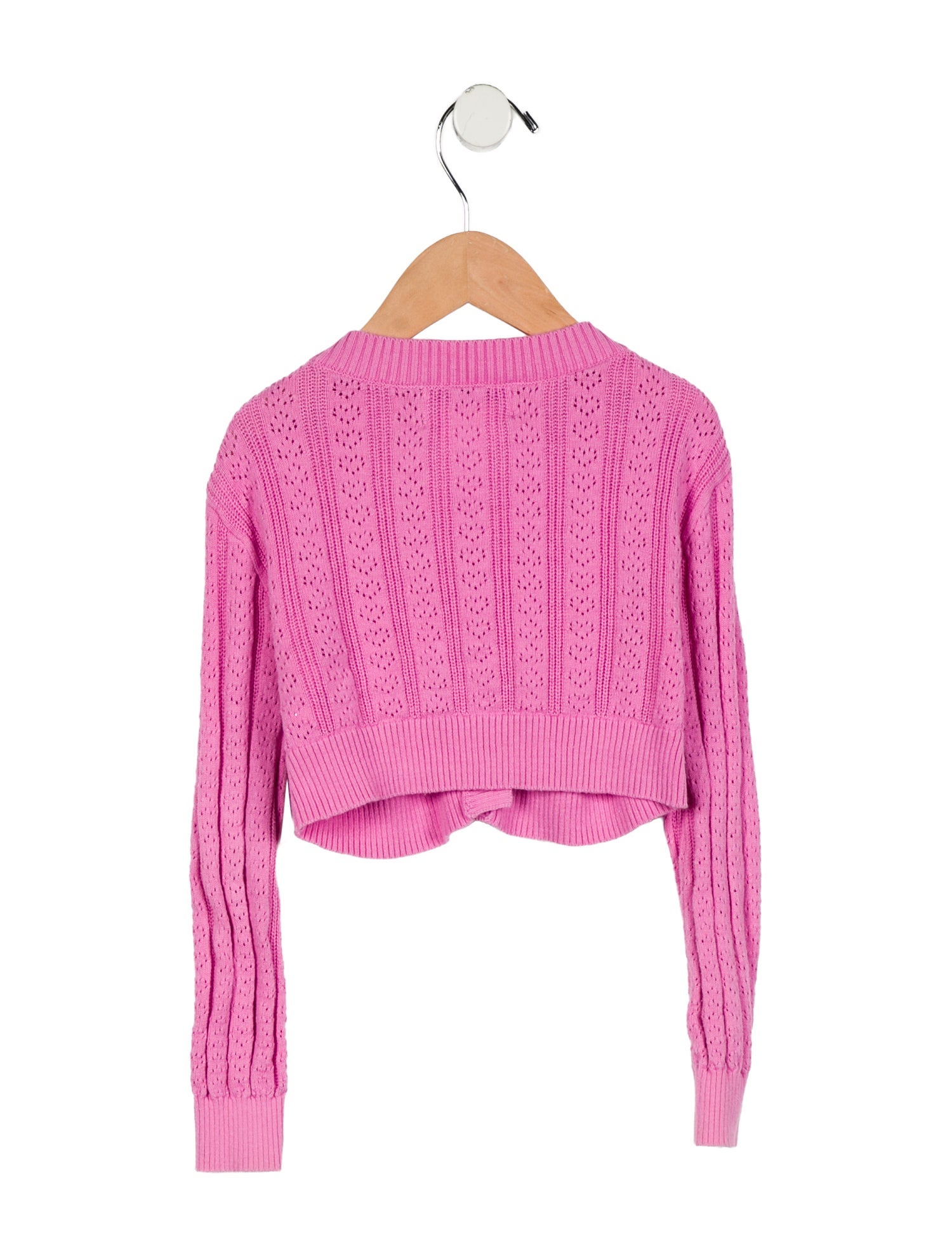 LoveShackFancy Girls' Knit Cardigan