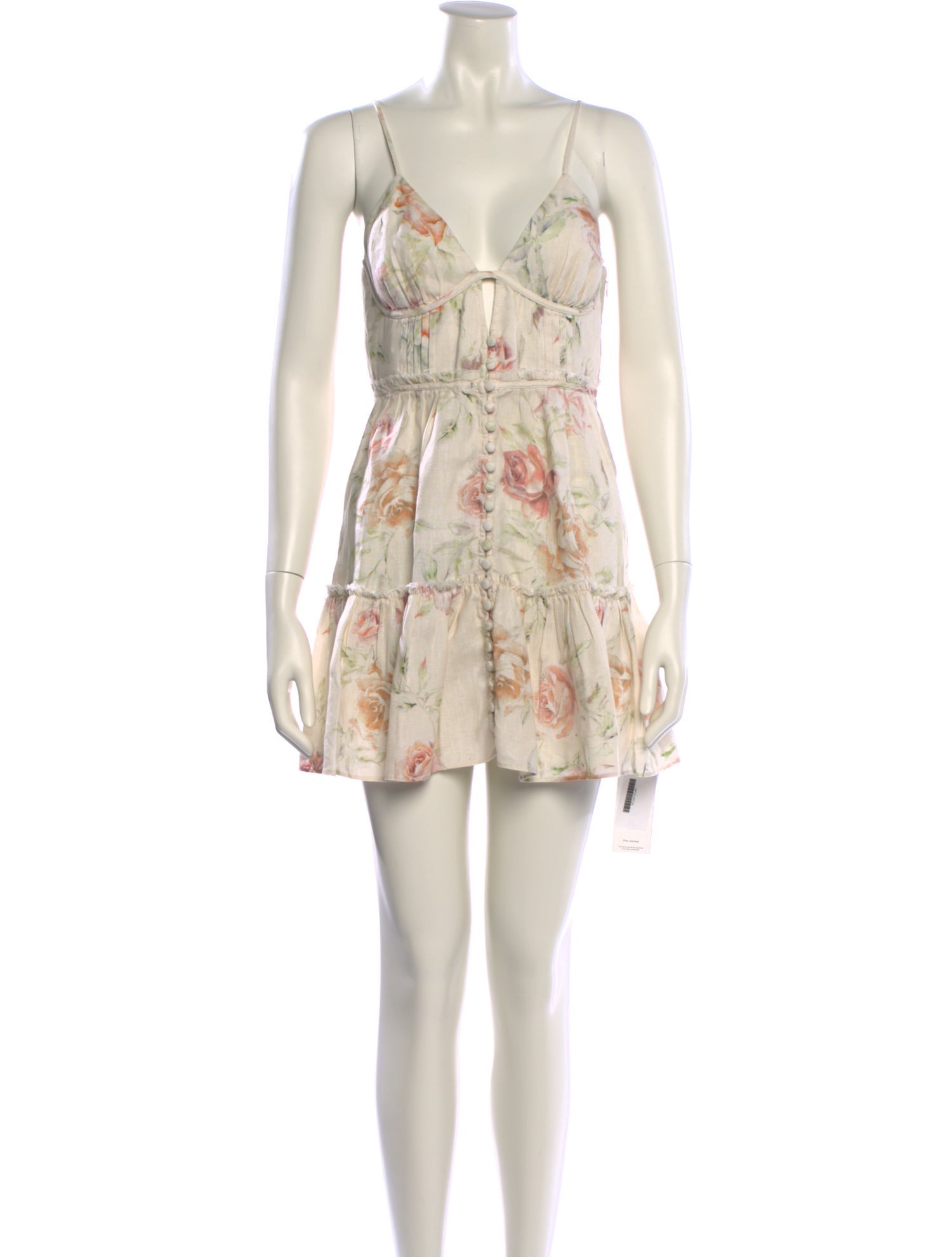 LoveShackFancy Linen Mini Dress