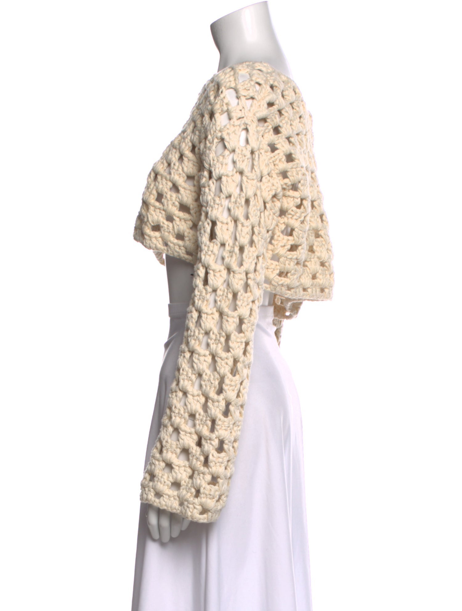 LoveShackFancy Striped Bateau Neckline Sweater