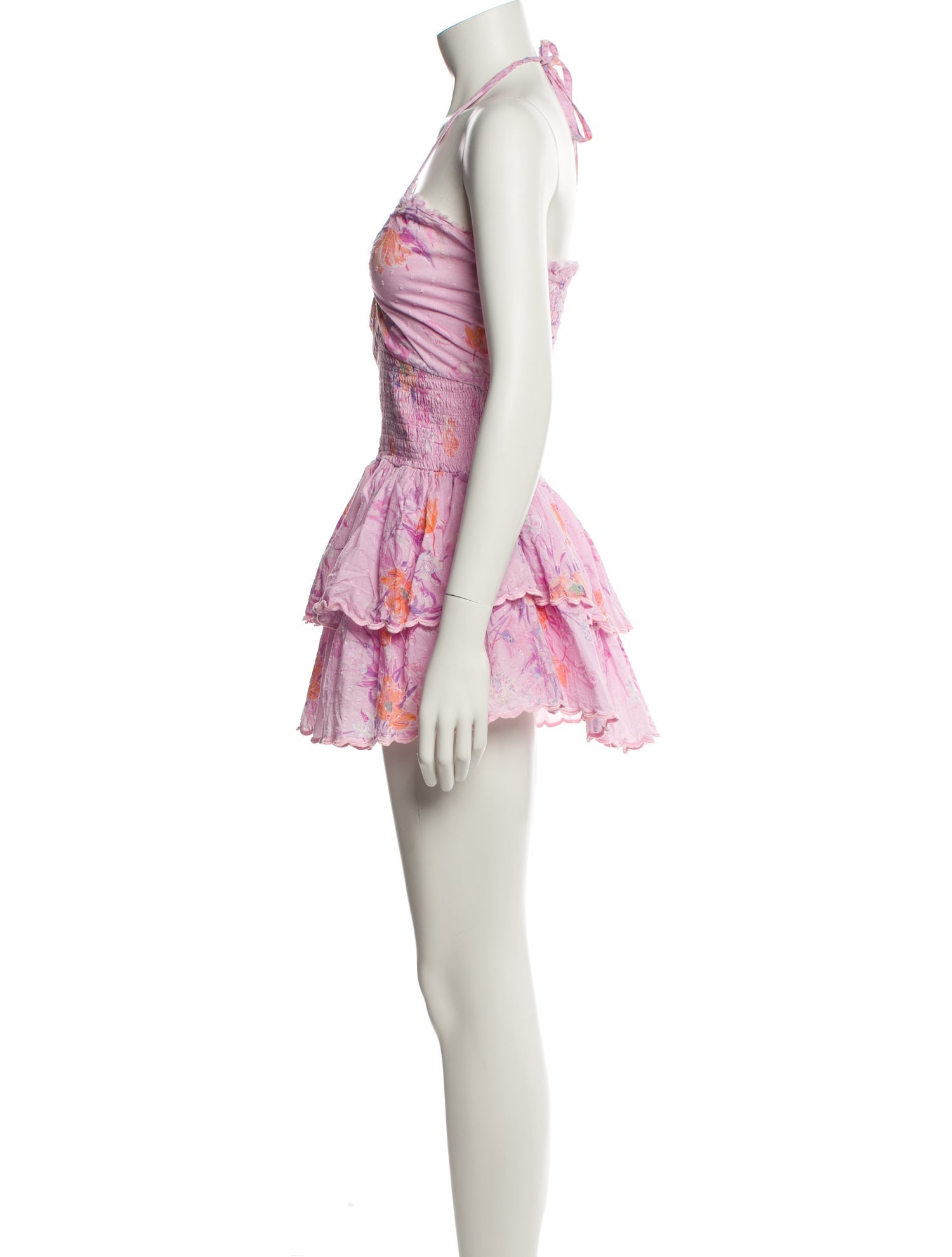 LoveShackFancy Printed Mini Dress