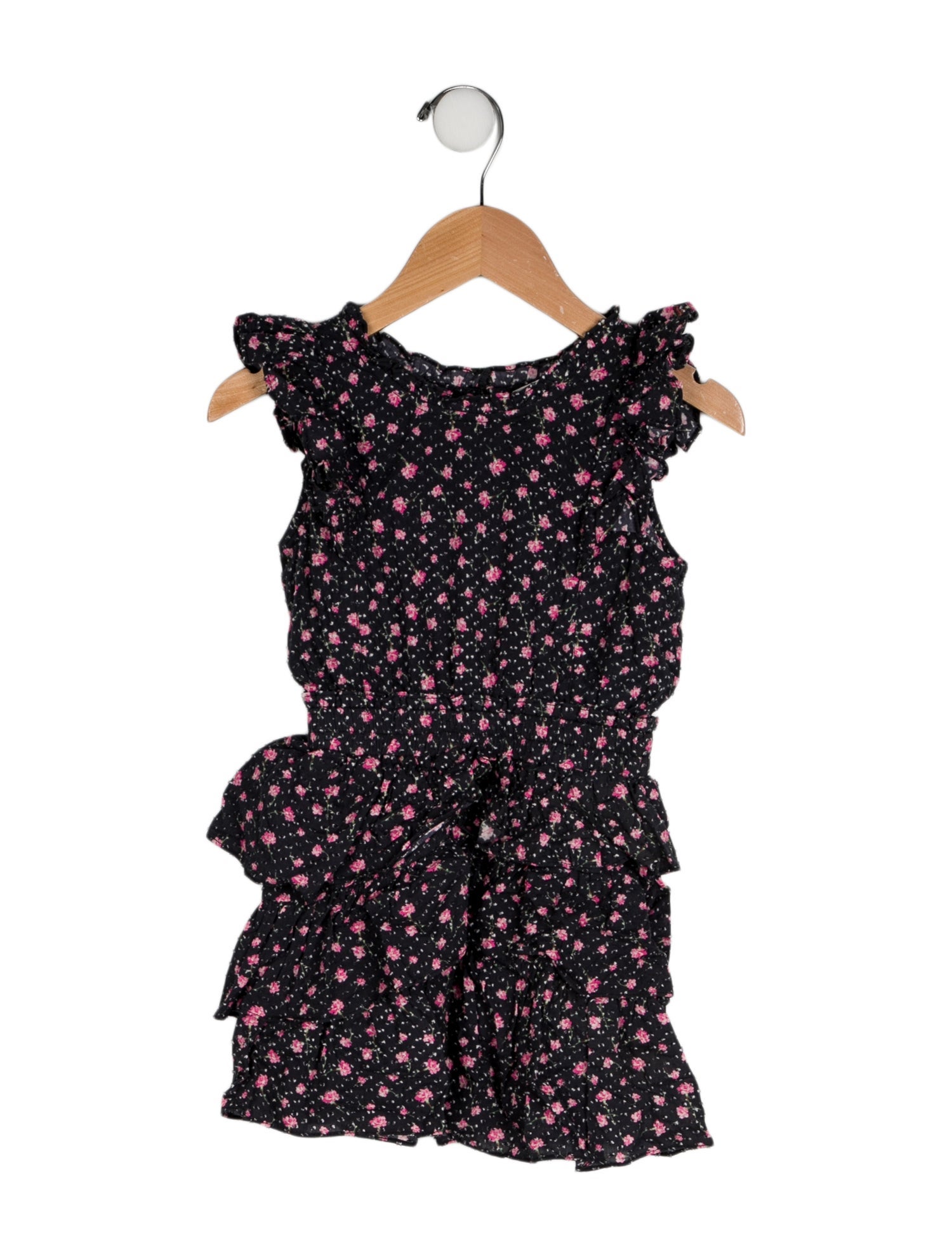 LoveShackFancy Toddler Girls' Floral Printed Sleeveless Dress