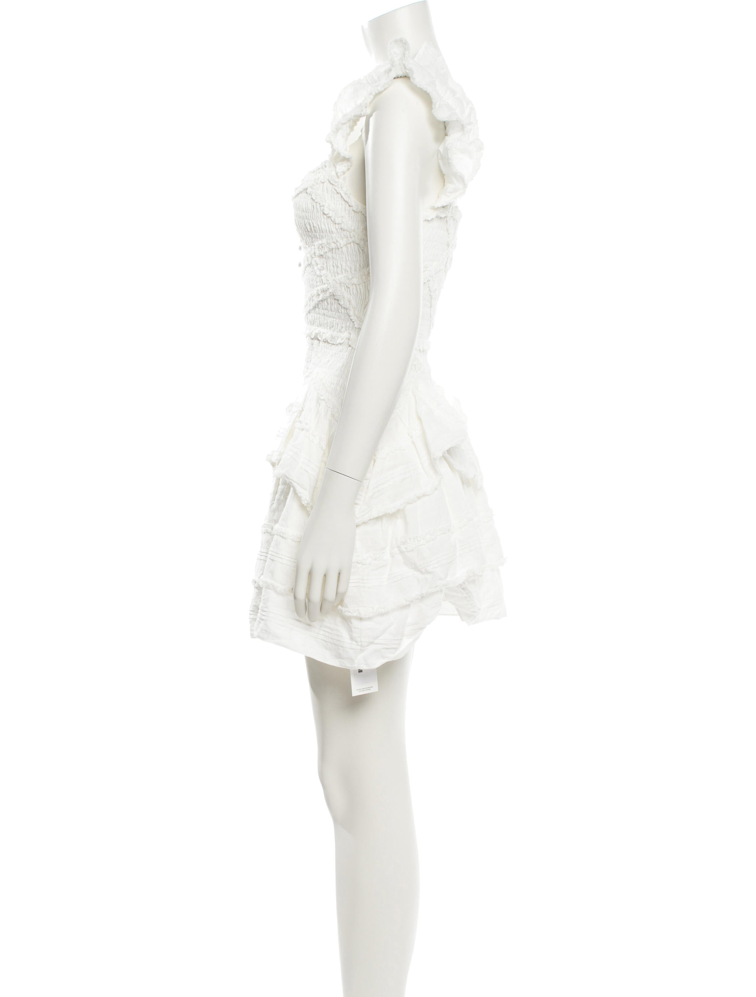 LoveShackFancy Square Neckline Mini Dress w/ Tags