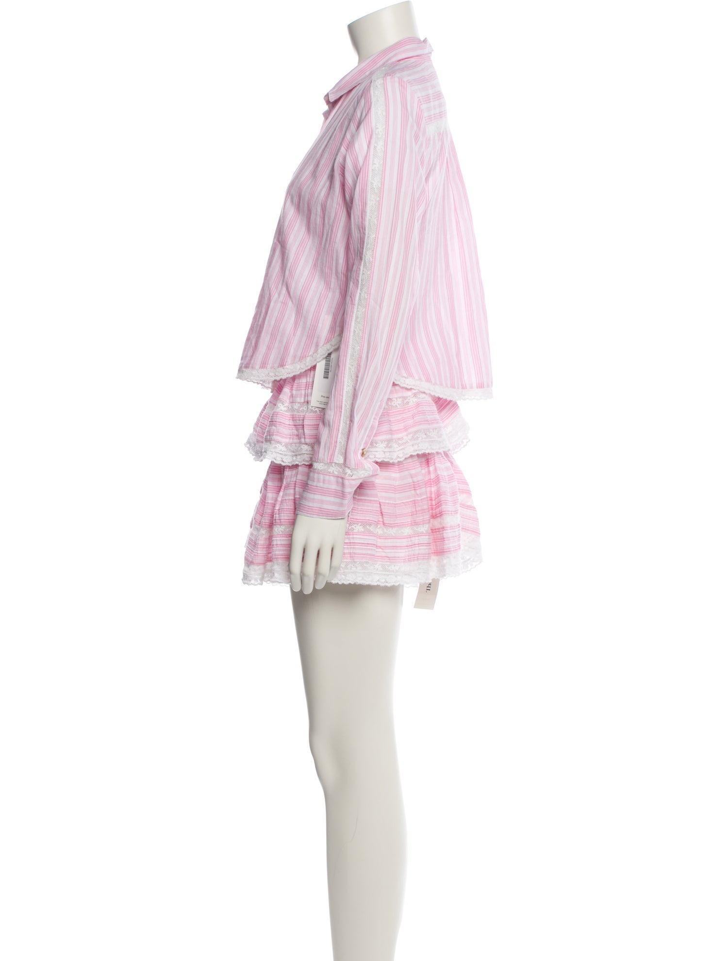 LoveShackFancy Striped Skirt Set