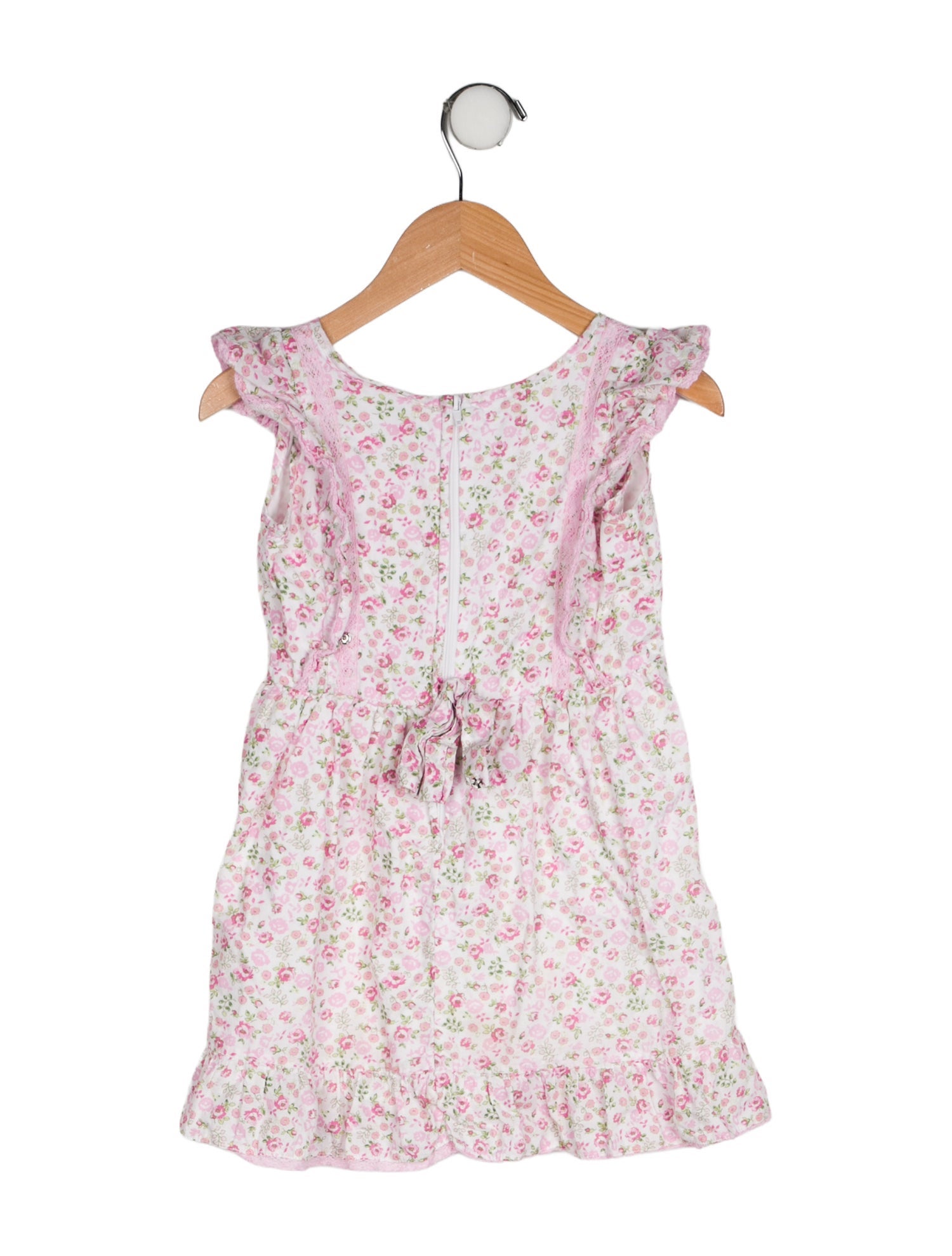 LoveShackFancy Toddler Girls' Floral Printed Sleeveless Dress