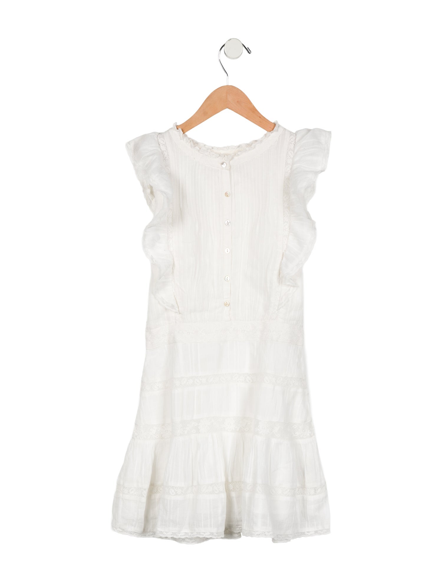 LoveShackFancy Girls' Sleeveless Dress