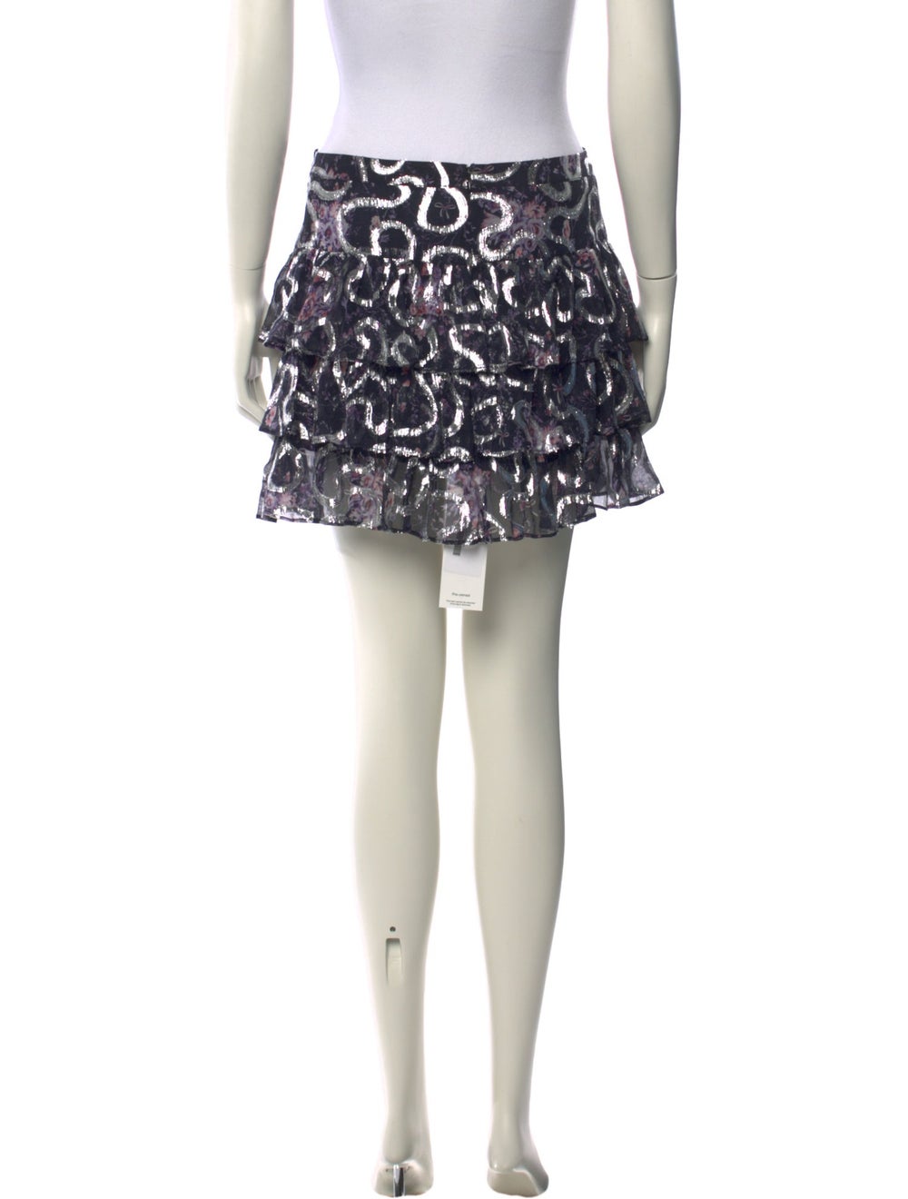 LoveShackFancy Skirt Patterned Pleated, Ruffle & … - image 3