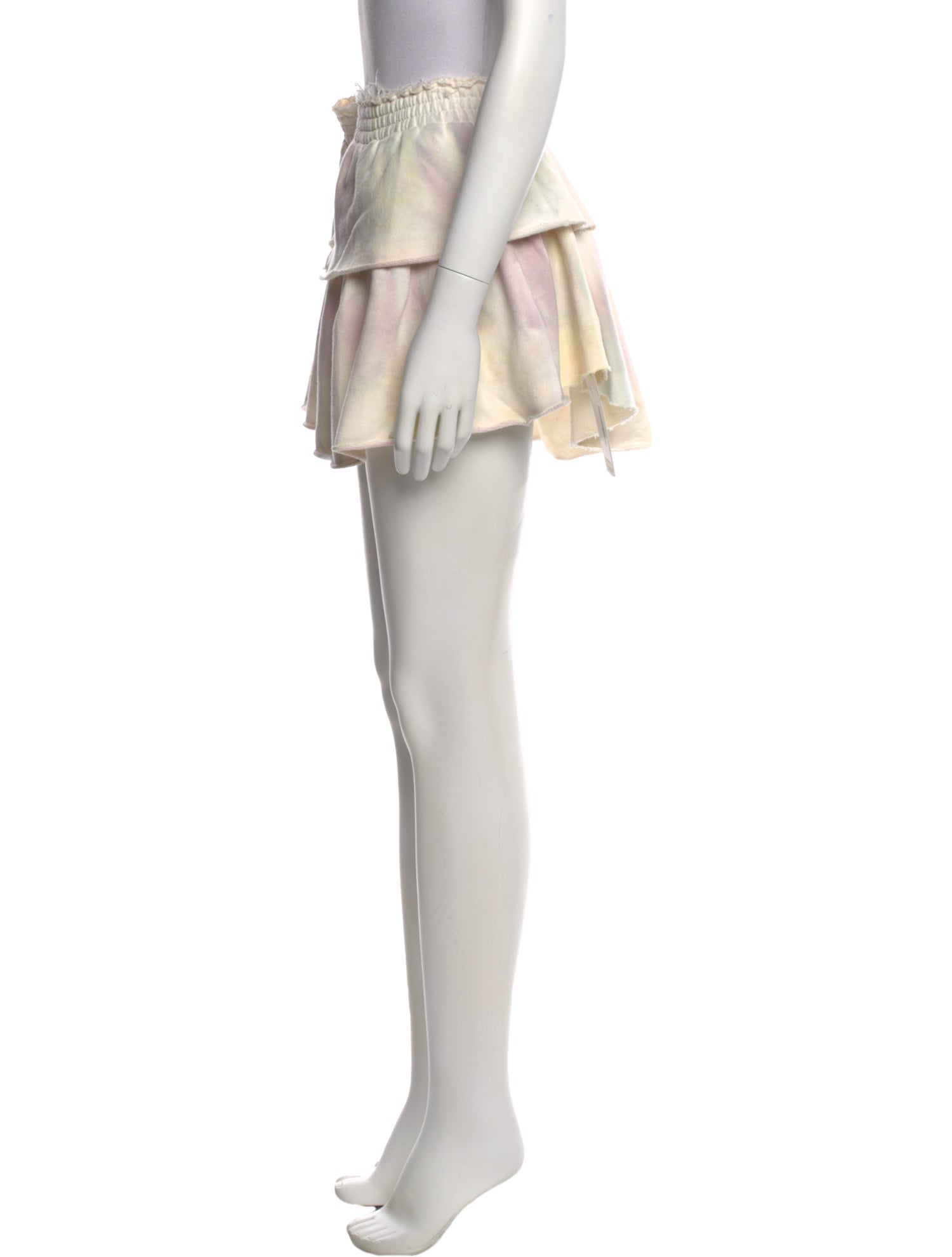 LoveShackFancy Tie-Dye Print Mini Skirt