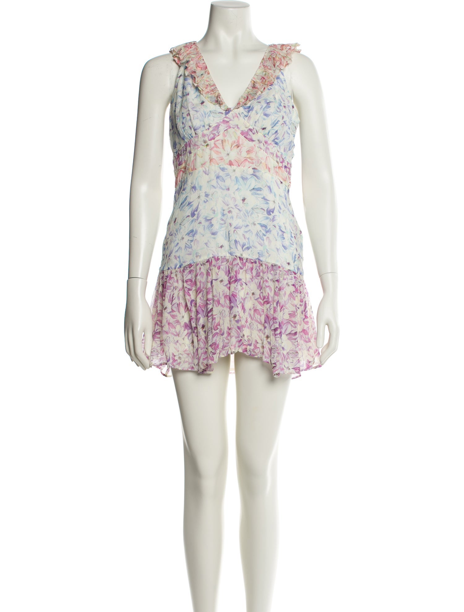 LoveShackFancy Silk Mini Dress