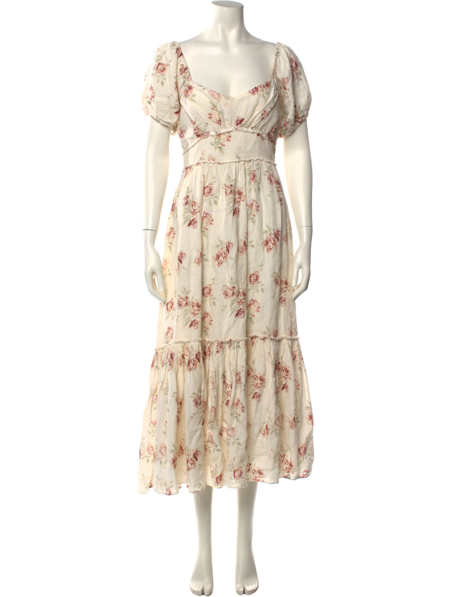 LoveShackFancy Linen Long Dress